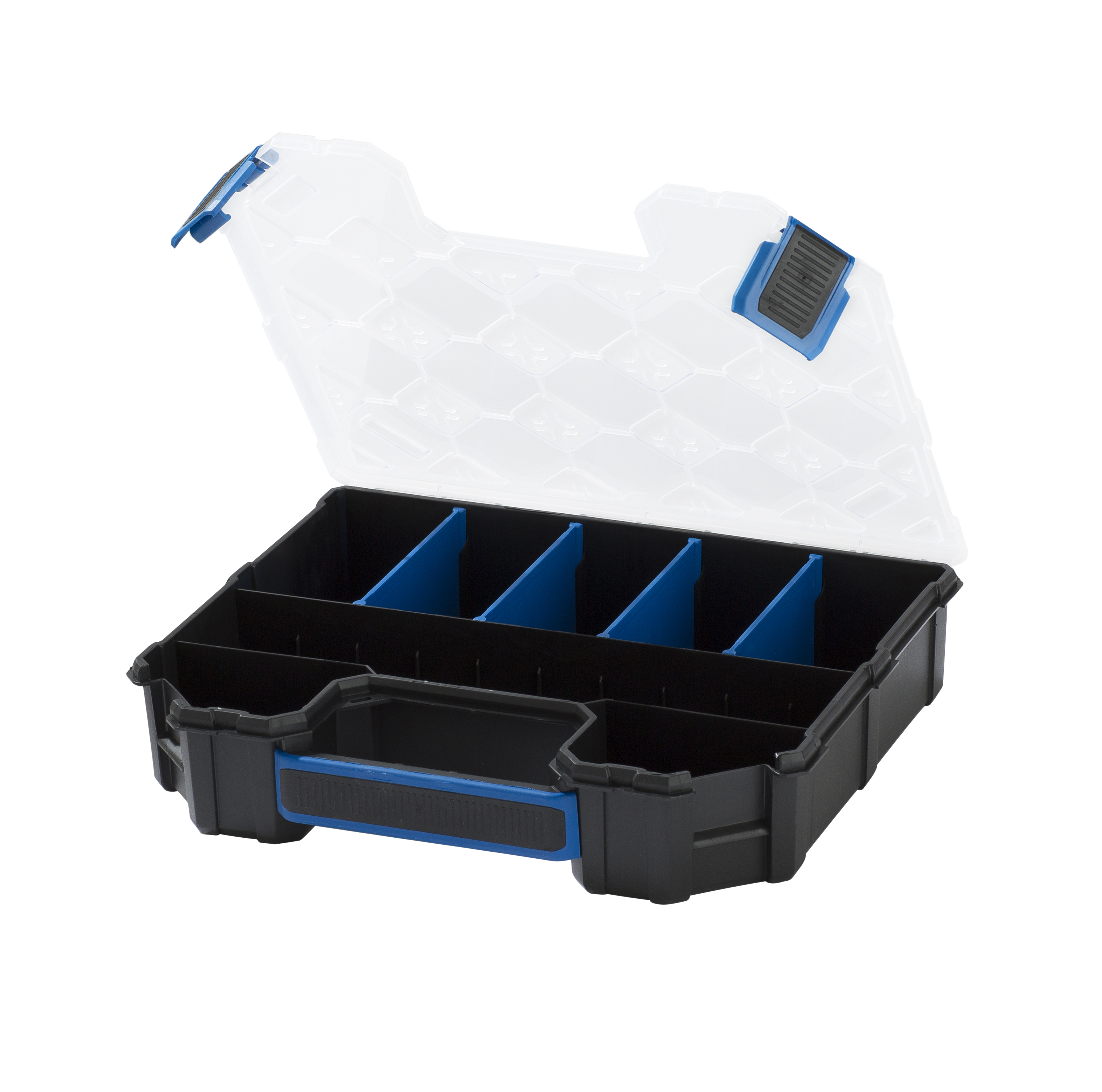 Caixa para parafusos DEXTER COM DIVISÓRIAS AZUL TAMANHO S 28.4X24.3X6CM AZUL - 7