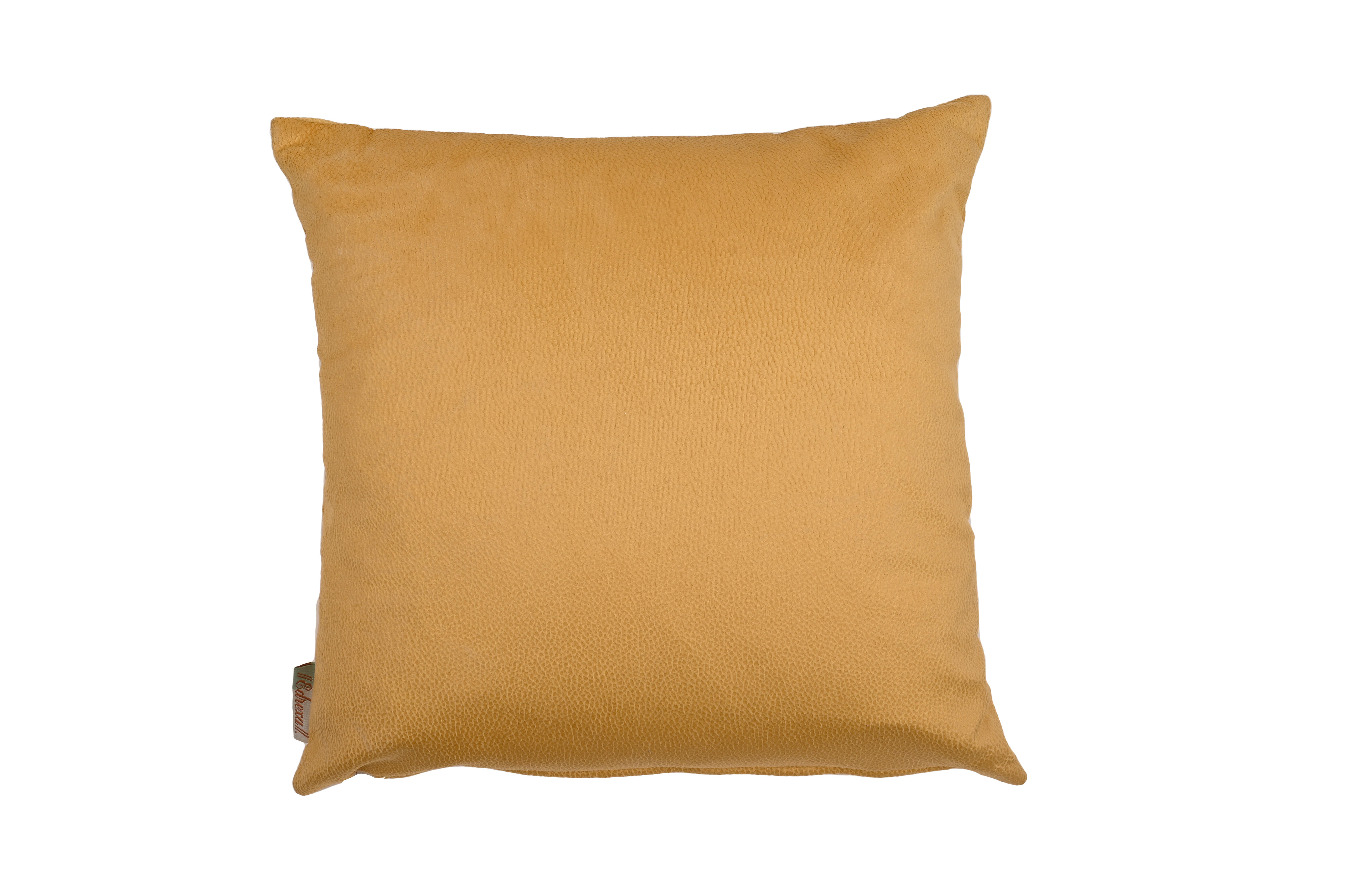 Cojín decorativo cuadrado solar algodón yute liso 45x45cm