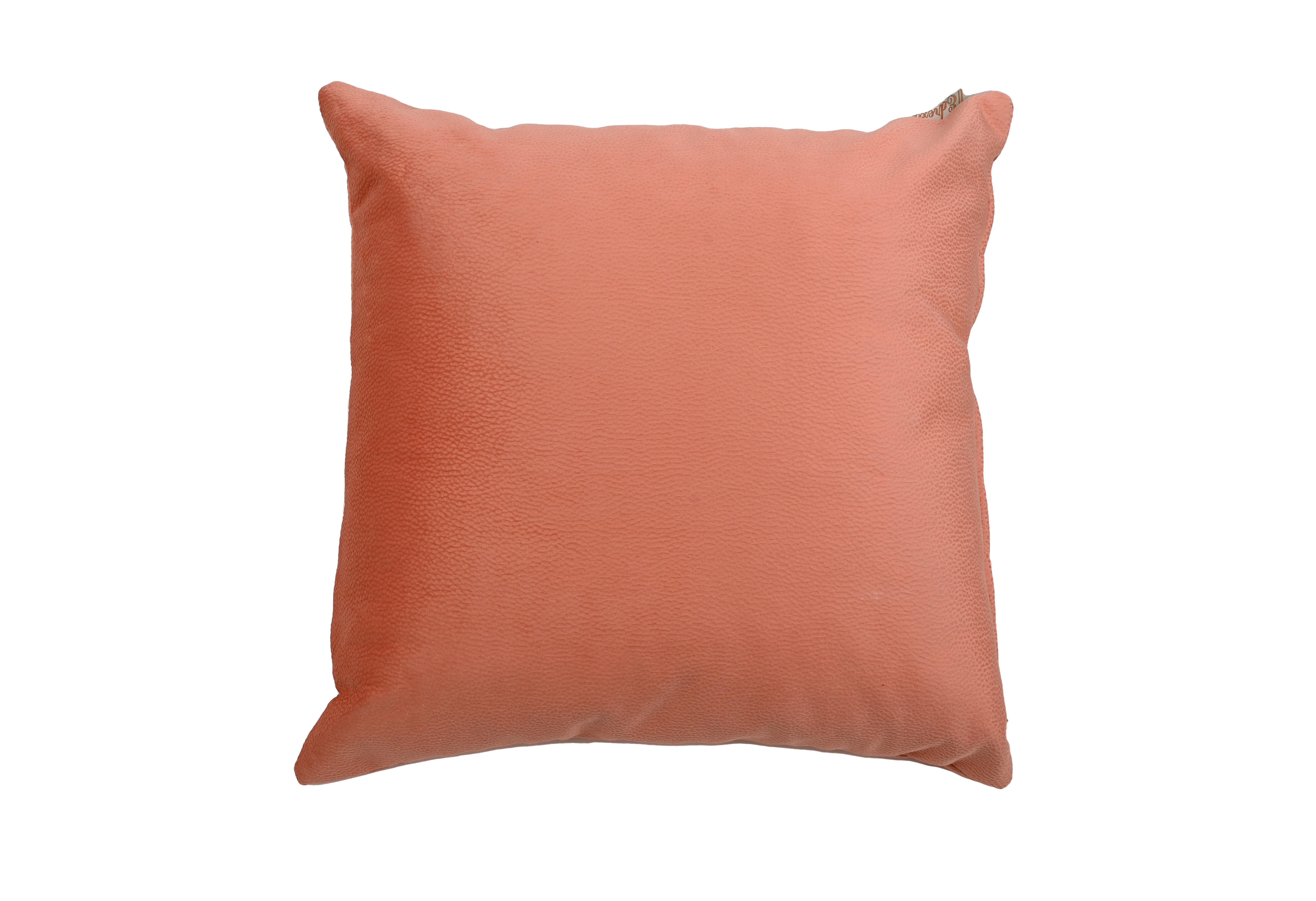 Cojín decorativo cuadrado solar yute algodón liso 23 doble cara 45x45cm