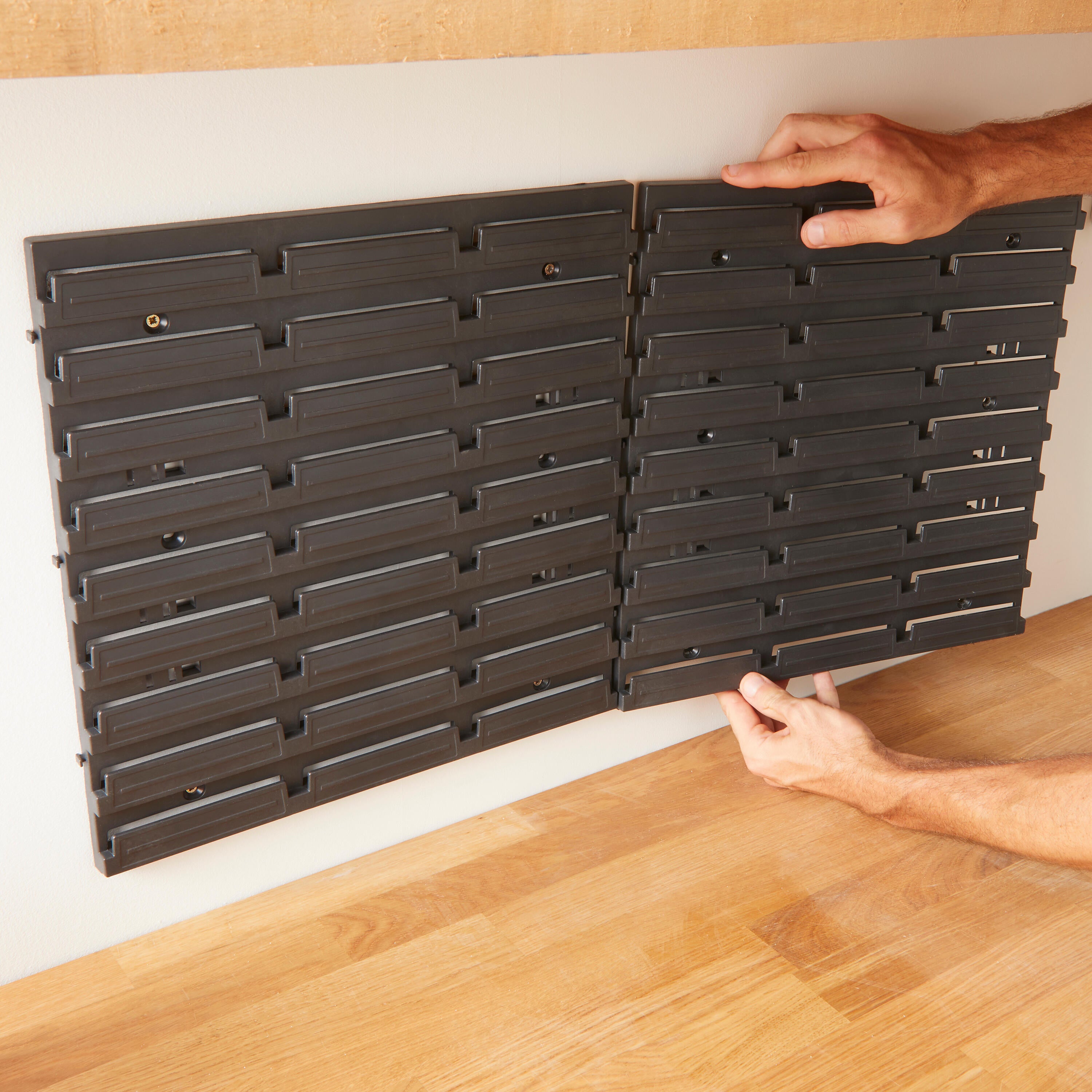 Painel de ferramentas DEXTER PRETO/AZUL COM ACESSÓRIOS 40X40CM - 7