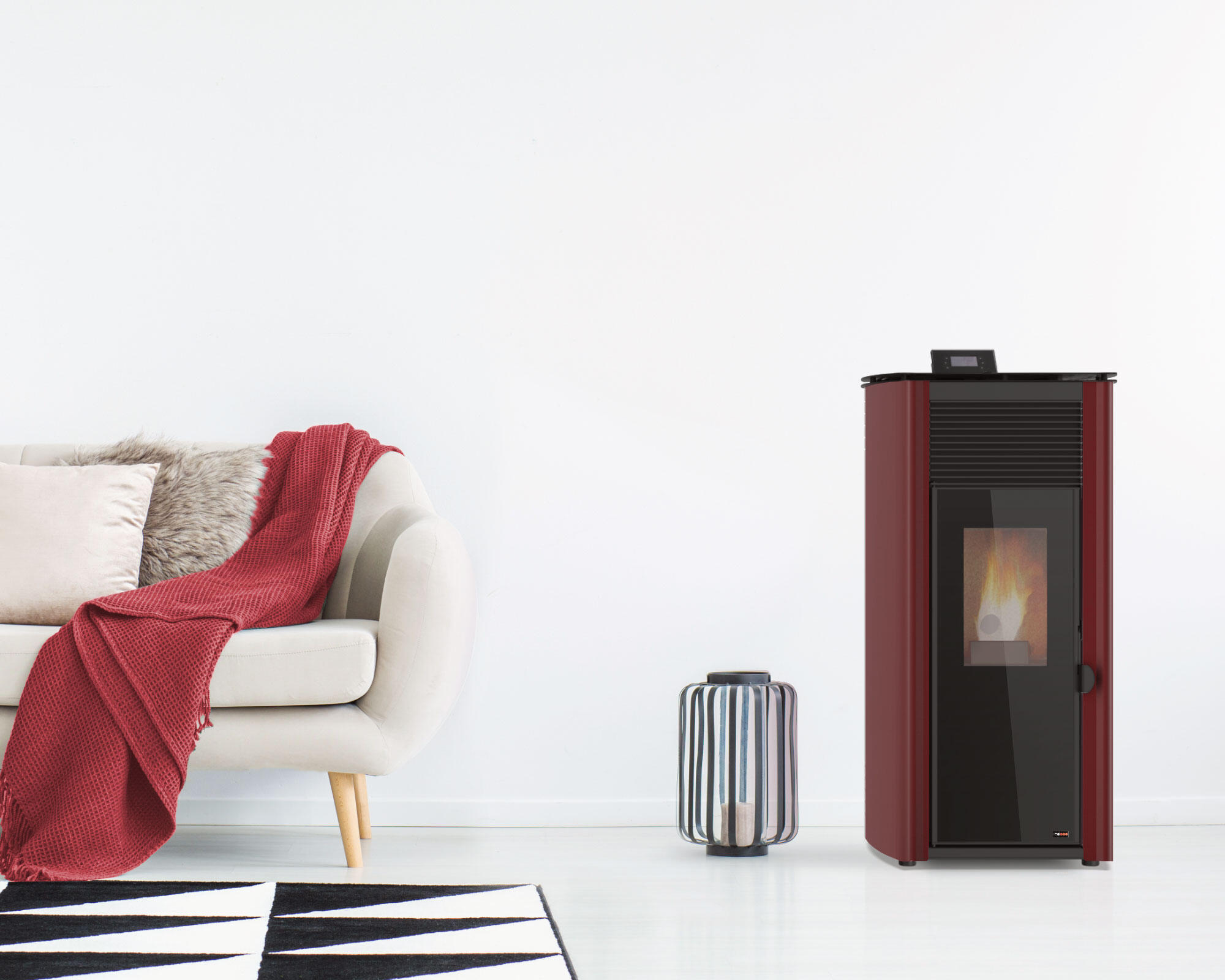 Estufa de pellet redpod first advance 10 kw burdeos