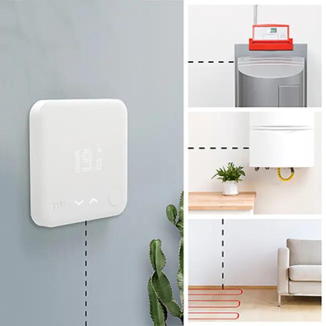 Kit de démarrage thermostat connecté et intelligent filaire TADO + 2 têtes - 6