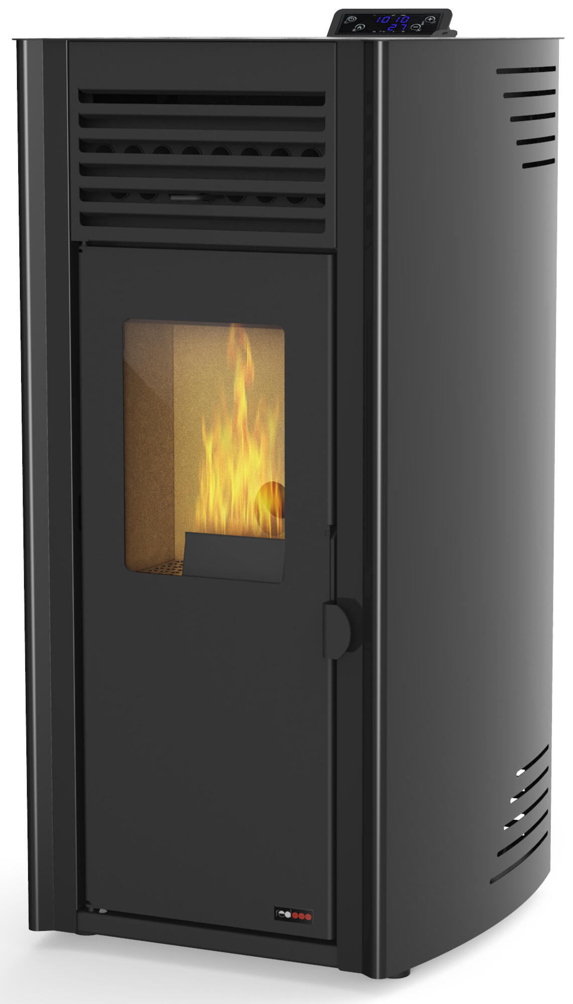Salamandra a pellets FIRST PRETO 10KW - 2