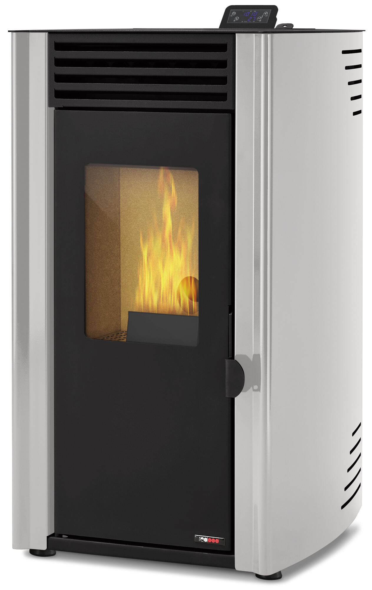 Salamandra a pellets FIRST CINZA 8KW - 2