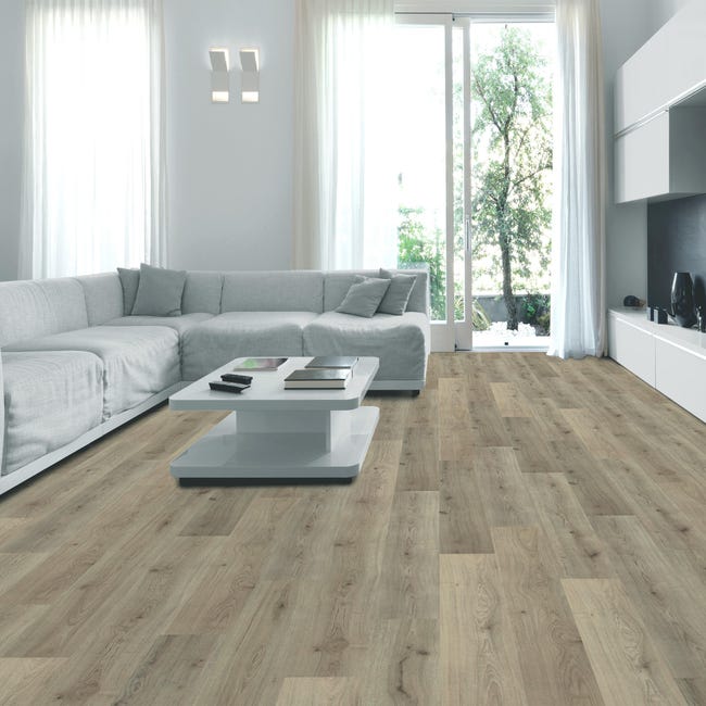 Leroymerlin Pavimento laminato Niagara beige Sp 8mm