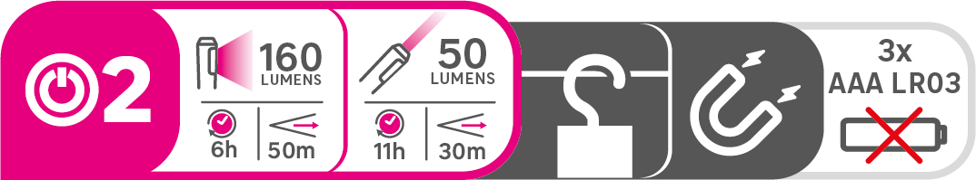 Torche 160 lm LEXMAN - 11