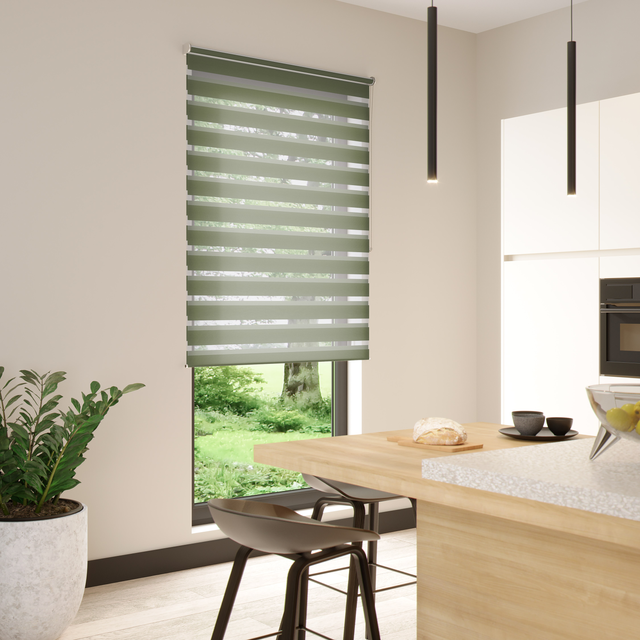 Store Enrouleur Naopi 90x180 Cm – Vert Tamisant – Paris Prix – Neuf