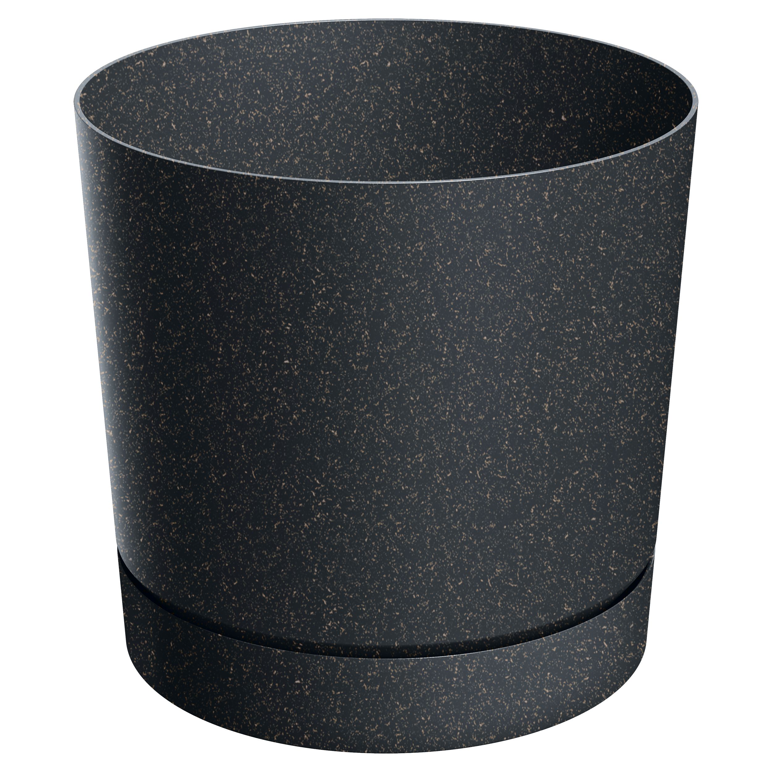 Doniczka Tubo 15cm antracytowa ziarnisty efekt Prosperplast