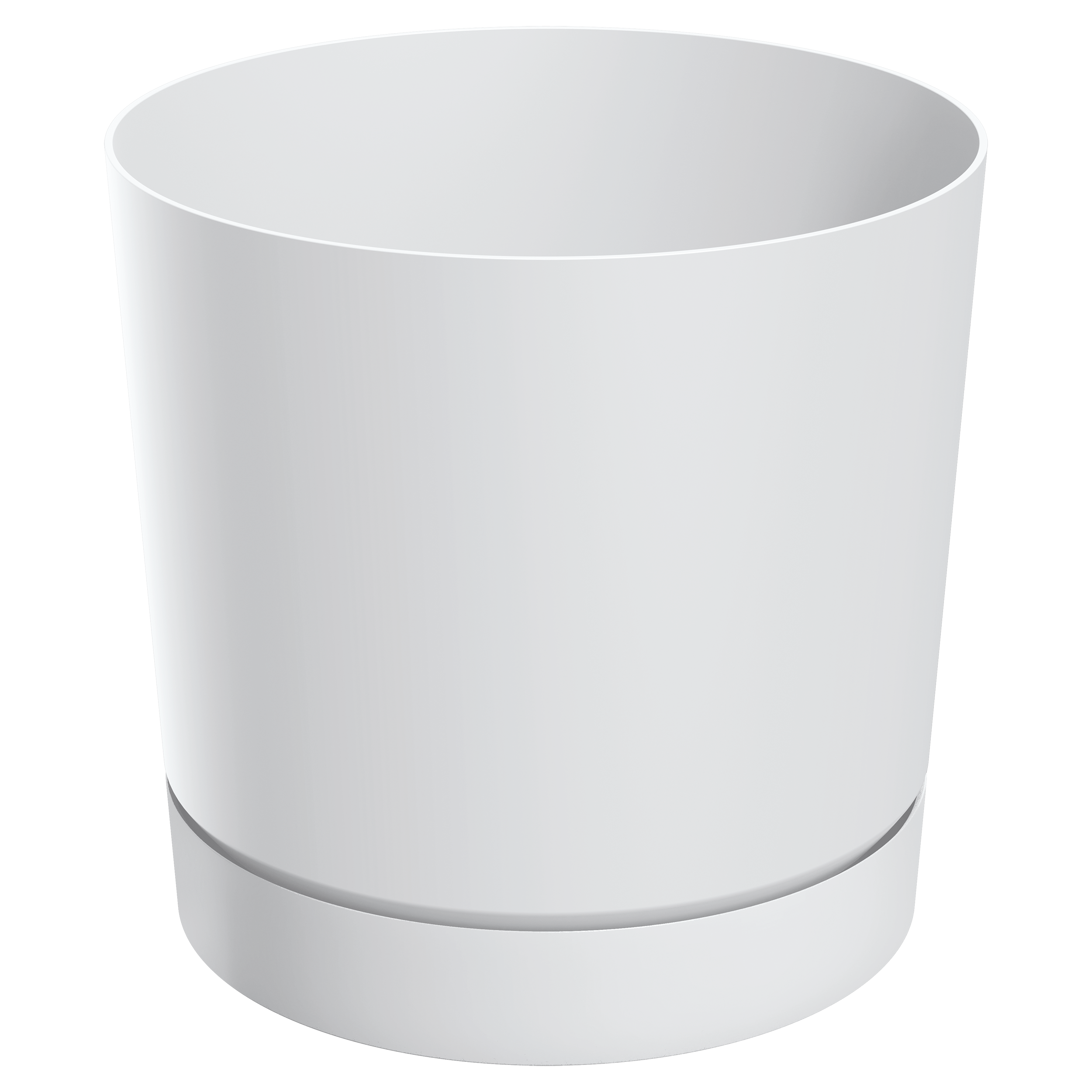 Doniczka Tubo 18cm biała gładka Prosperplast