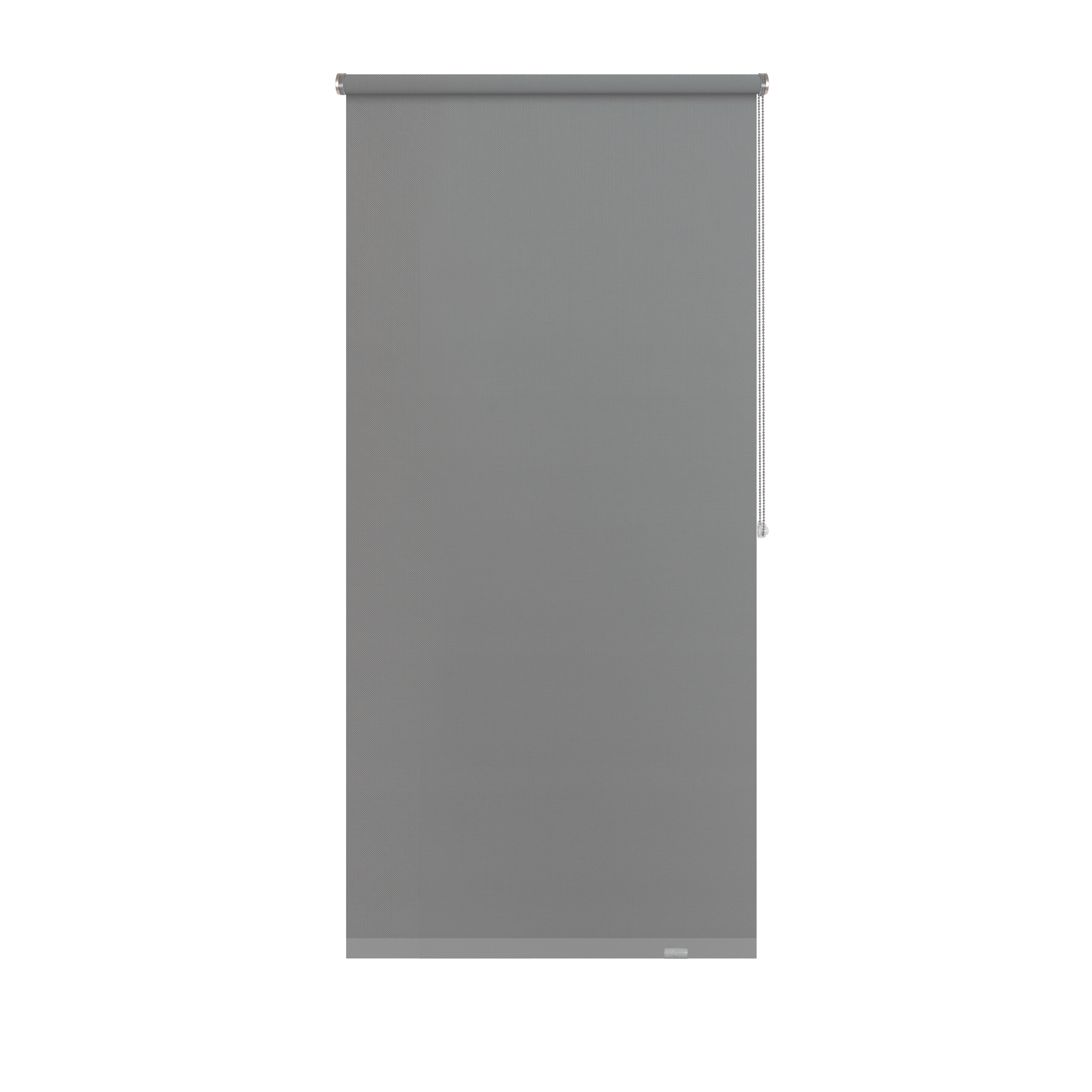 Estor enrollable screen 10% térmico con cadena Salsa poliéster liso gris granite INSPIRE de 75x250cm. Instalación sin taladrar - 6