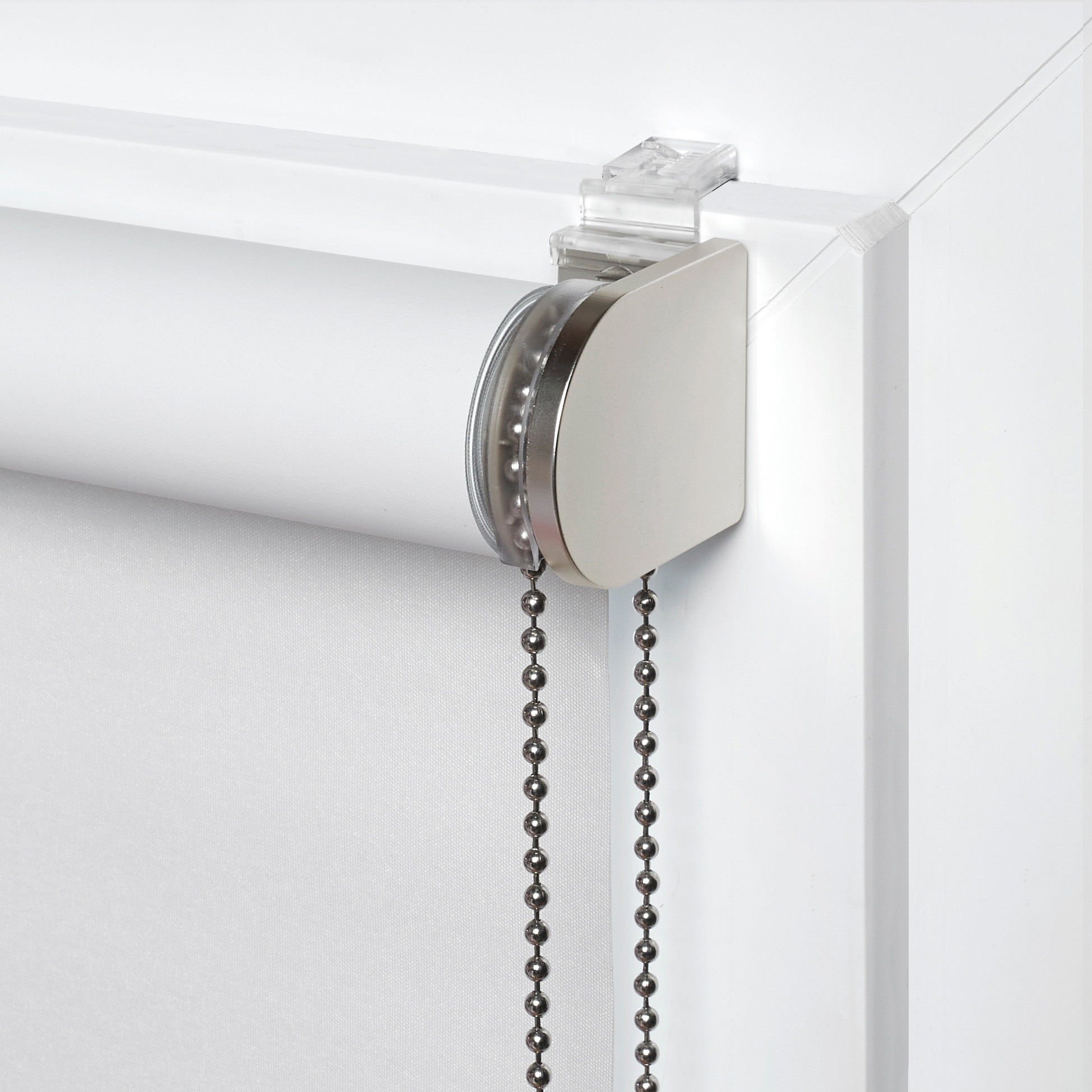 Store enrouleur occultant Bossa blanc, l.75 x H.250 cm, INSPIRE - 3