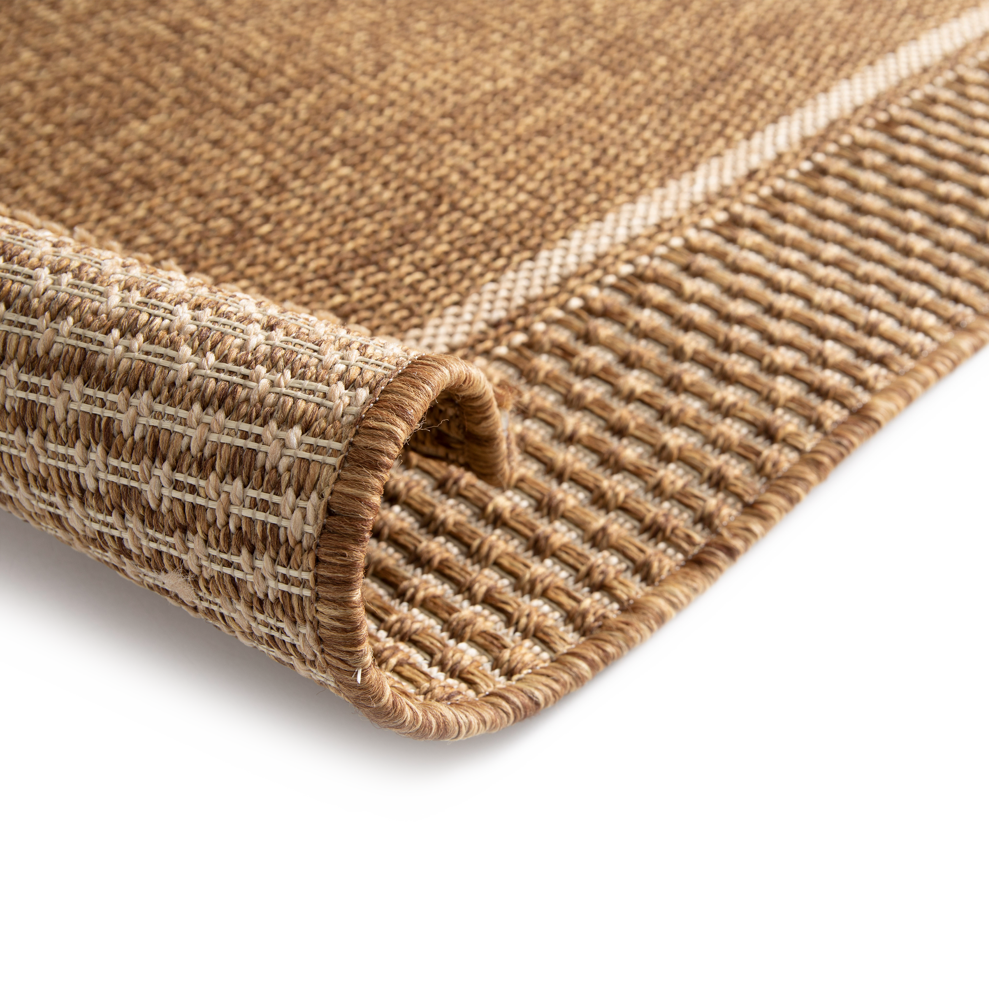 Alfombra exterior/interior polipropileno pelo corto INSPIRE Emma Border  beige  120x170cm - 7