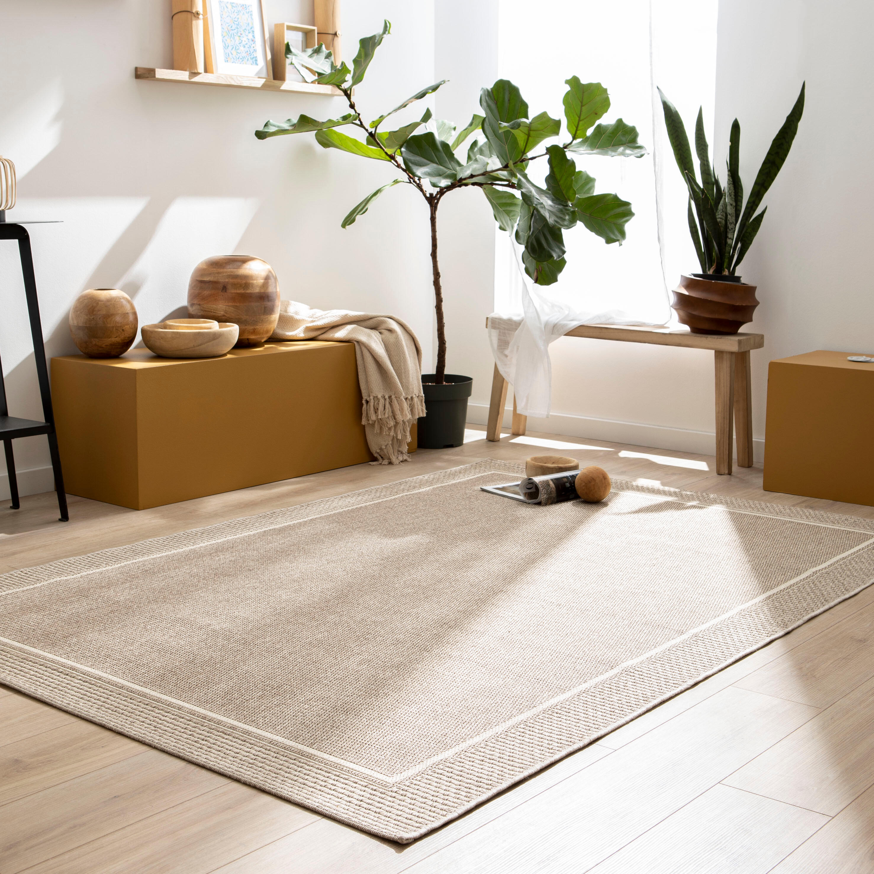 Tappeto Emma beige chiaro, L 290 x L 200 cm - 2