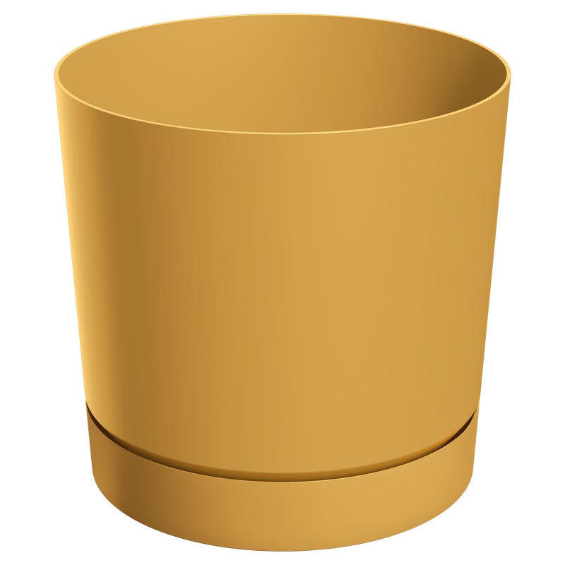 Doniczka Tubo 24cm musztardowa Prosperplast