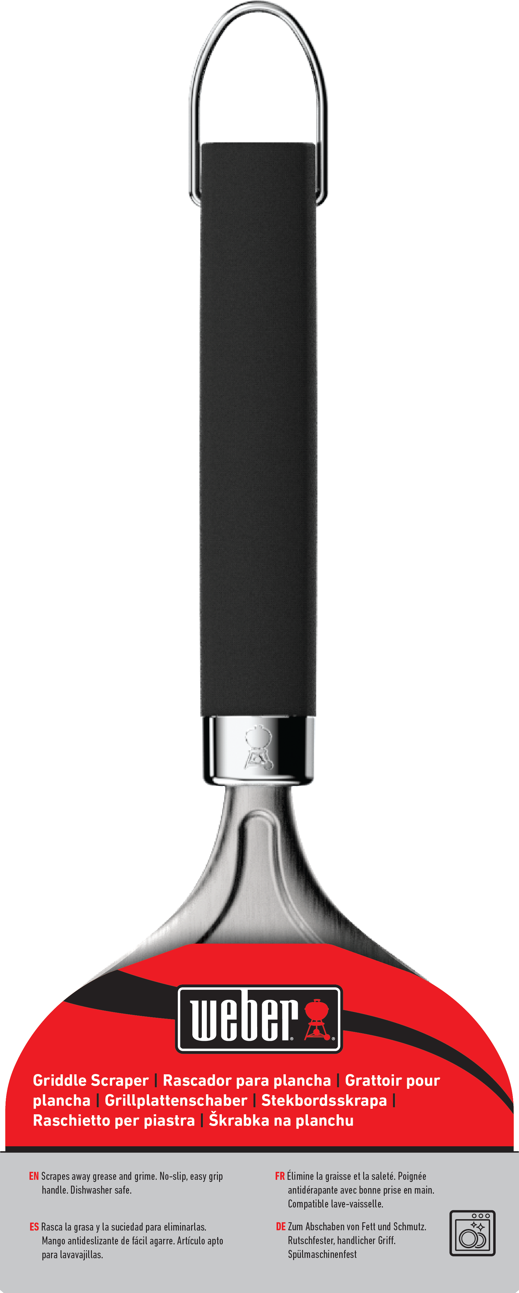 Grattoir pour plancha en inox WEBER - 3