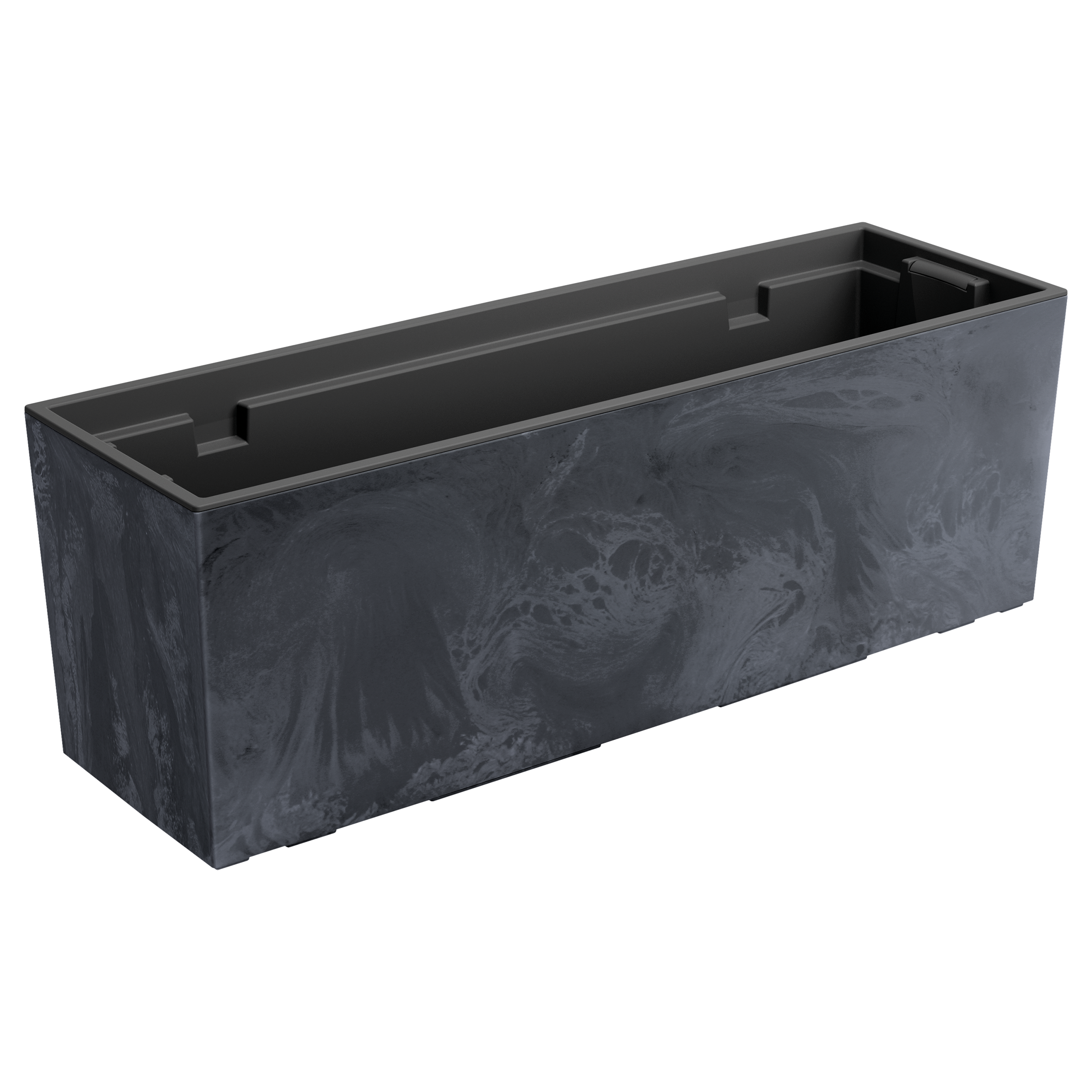 Skrzynka balkonowa na balustradę Urbi 58x18x19,5cm antracyt Prosperplast