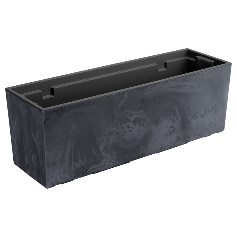 Skrzynka balkonowa na balustradę Urbi 58x18x19,5cm antracyt Prosperplast