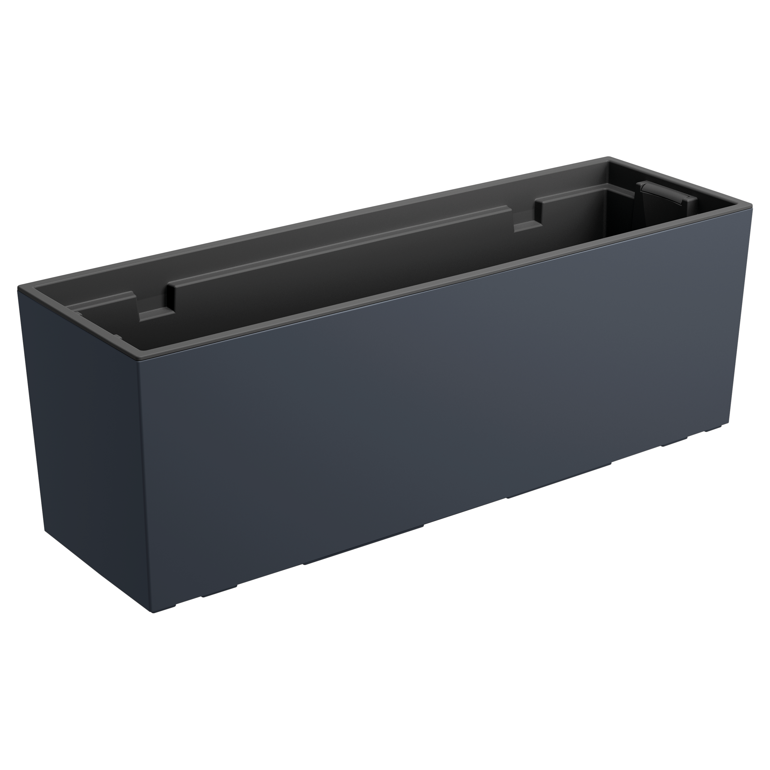 Skrzynka balkonowa na balustradę Urbi 58x18x19,5cm antracyt Prosperplast