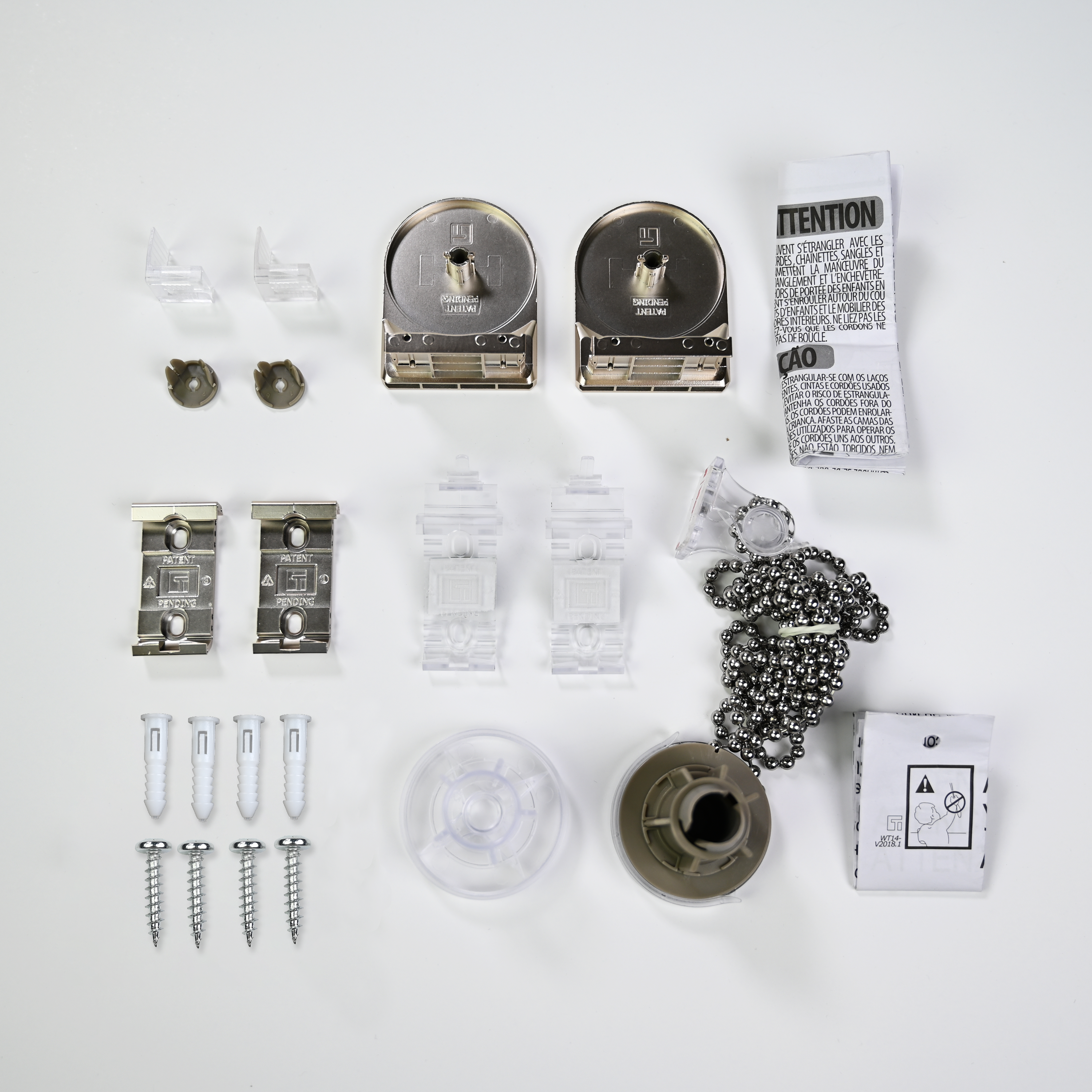 Store enrouleur occultant Bossa blanc, l.75 x H.250 cm, INSPIRE - 10