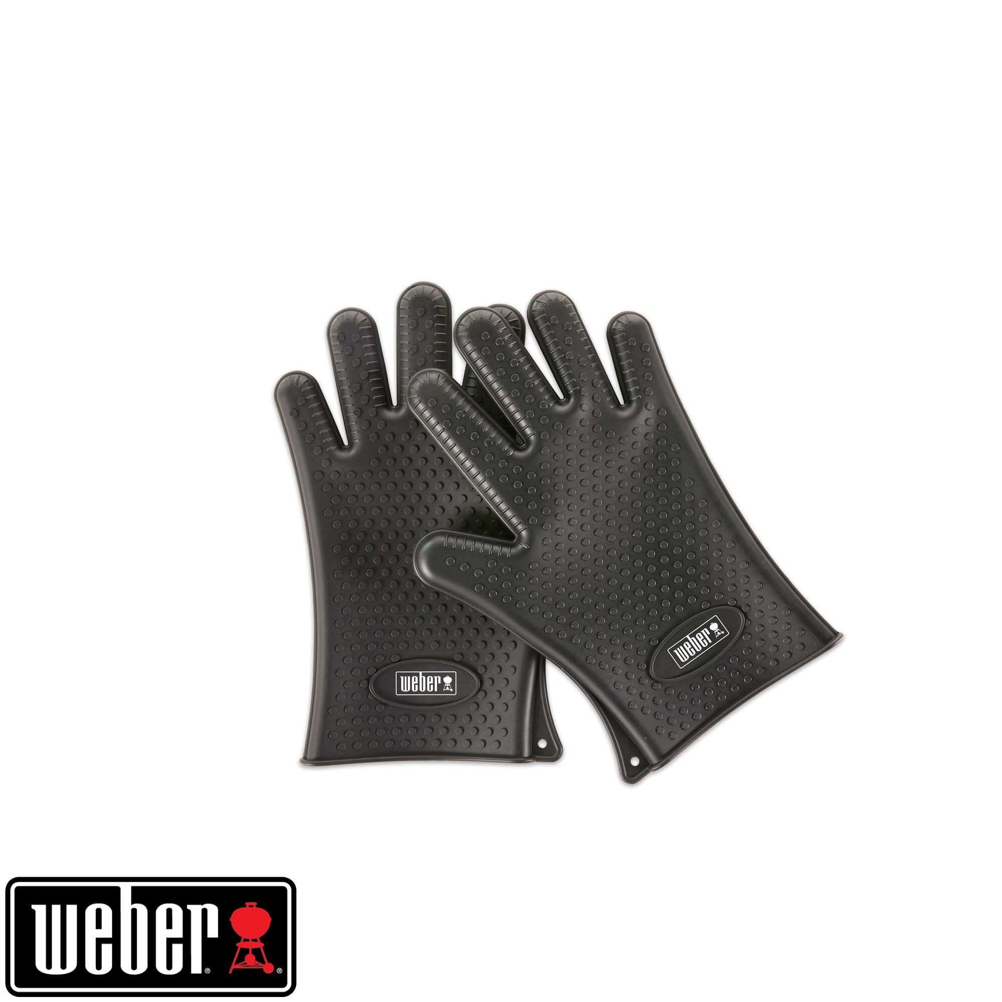 Guantes anticalor de silicona weber