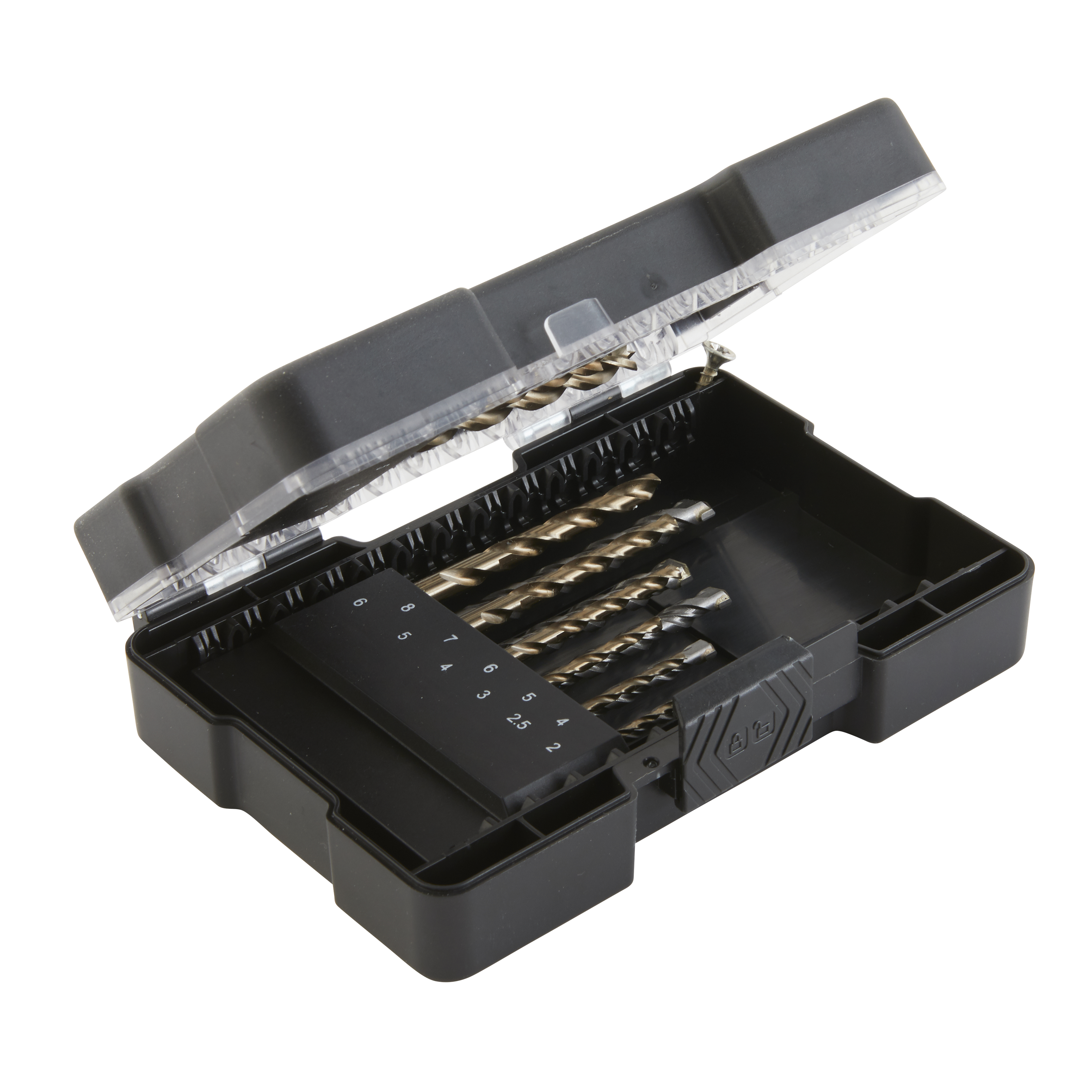 Set brocas multimaterial DEXTER PRO - 16 piezas - Para hormigón, metal y madera - 5