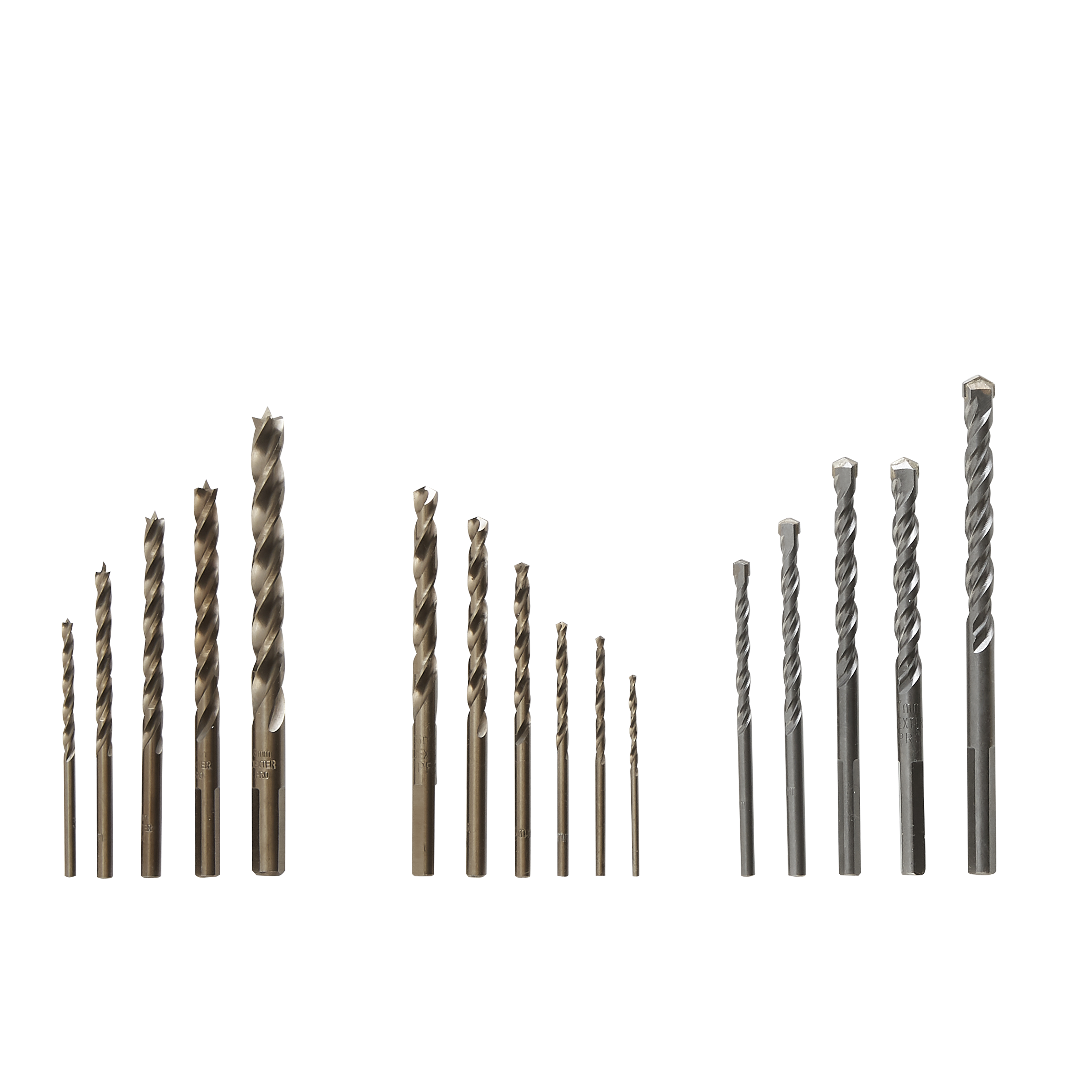 Assortiment de forets bois / métal DEXTER PRO, 16 pièces - 7