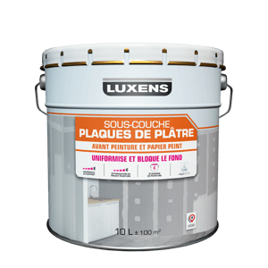 Sous-couche plaque de plâtre LUXENS blanc 10 L Leroy Merlin Les bons plans des petits projets avant l'été