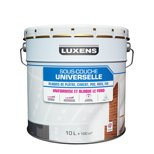 Sous-couche universelle LUXENS blanc 10 L