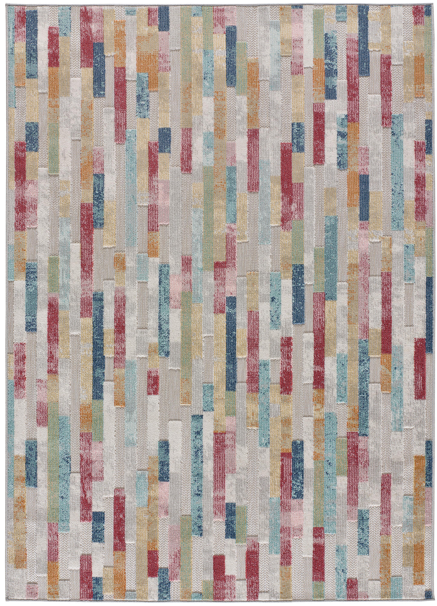 Alfombra exterior/interior polipropileno axel multicolor 200x290cm