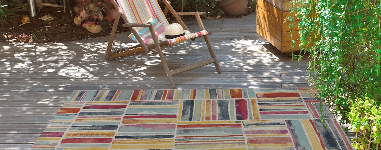 Estas alfombras son para el verano y también para el exterior