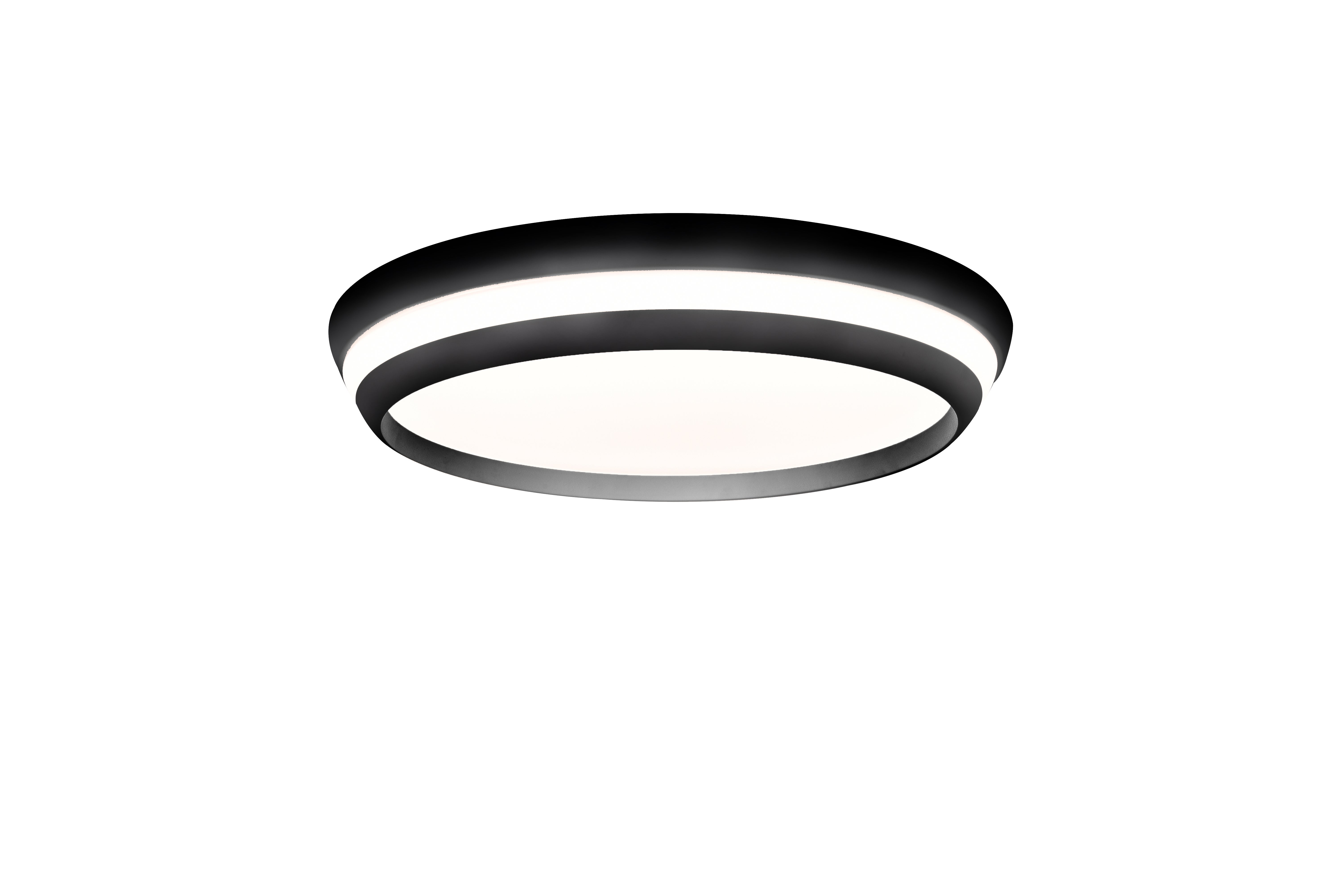 Plafón LED Cepa 40W color de la luz regulable con Bluetooth negro 45 cm - 2