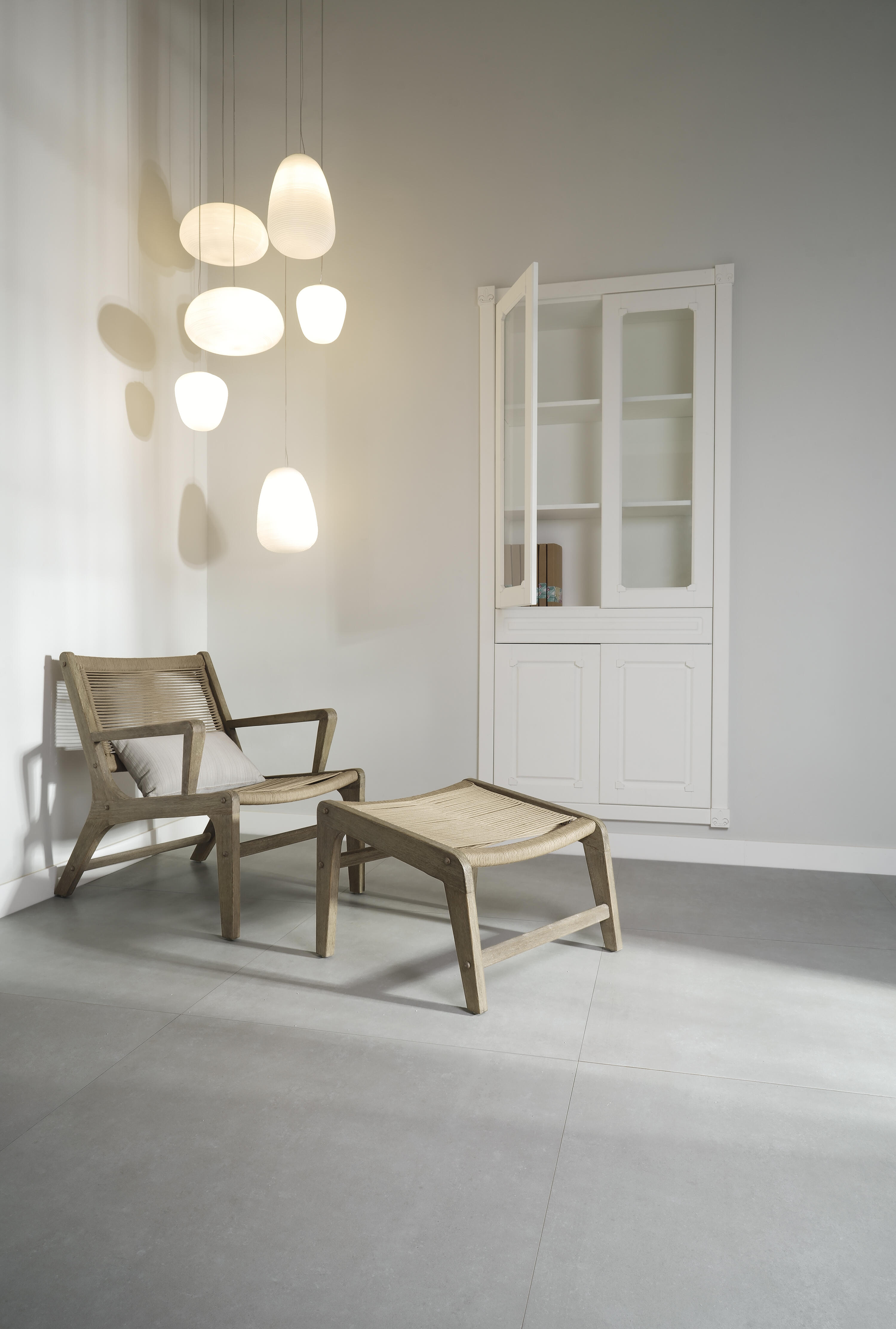 Suelo porcelánico concept efecto cemento gris 60x60 cm c2