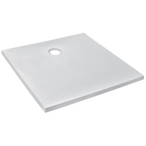 Receveur de douche résine blanc L.90 x l.90 Oscar