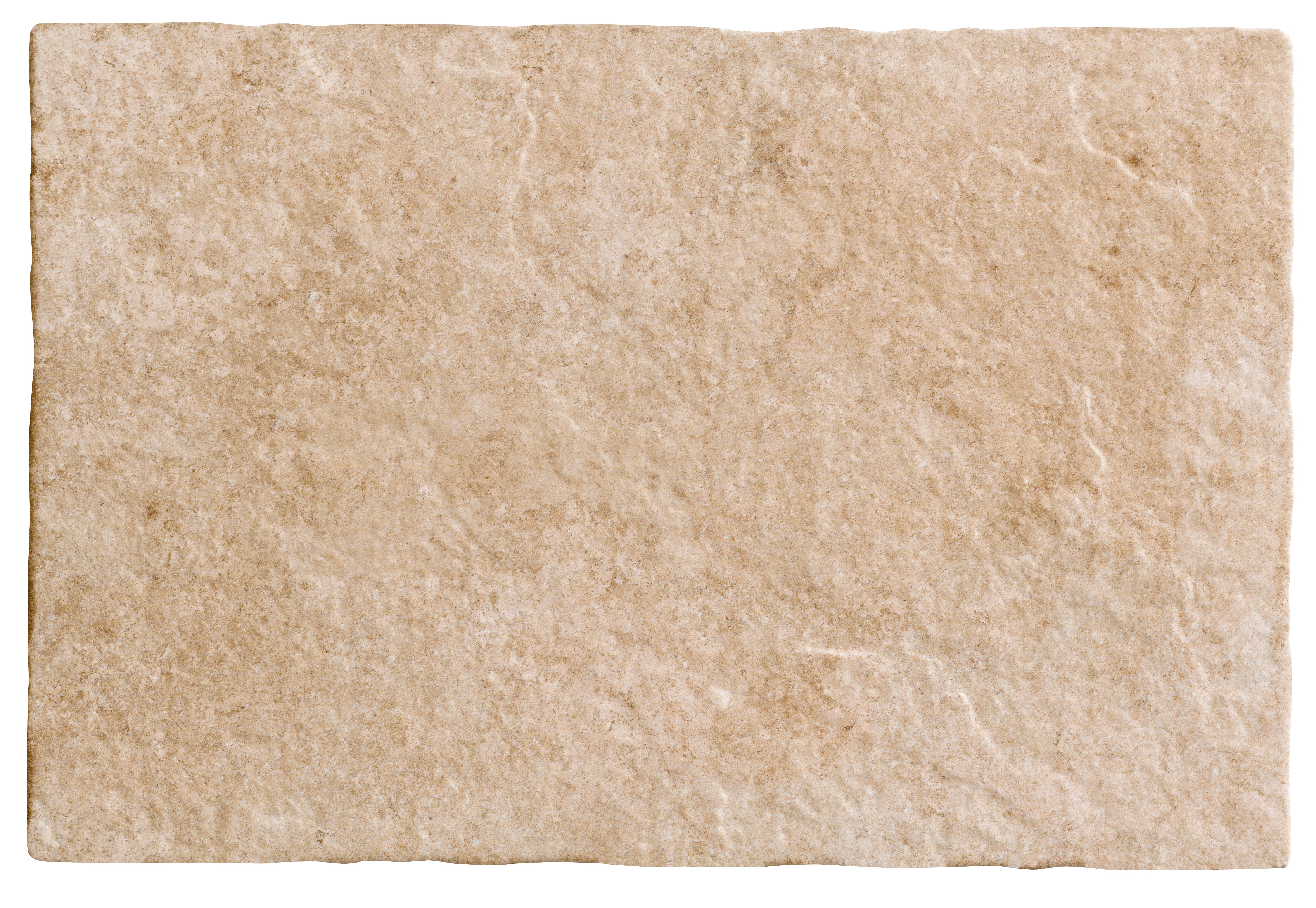 Suelo porcelánico ardennes efecto piedra marrón , beige 44x66 cm c3