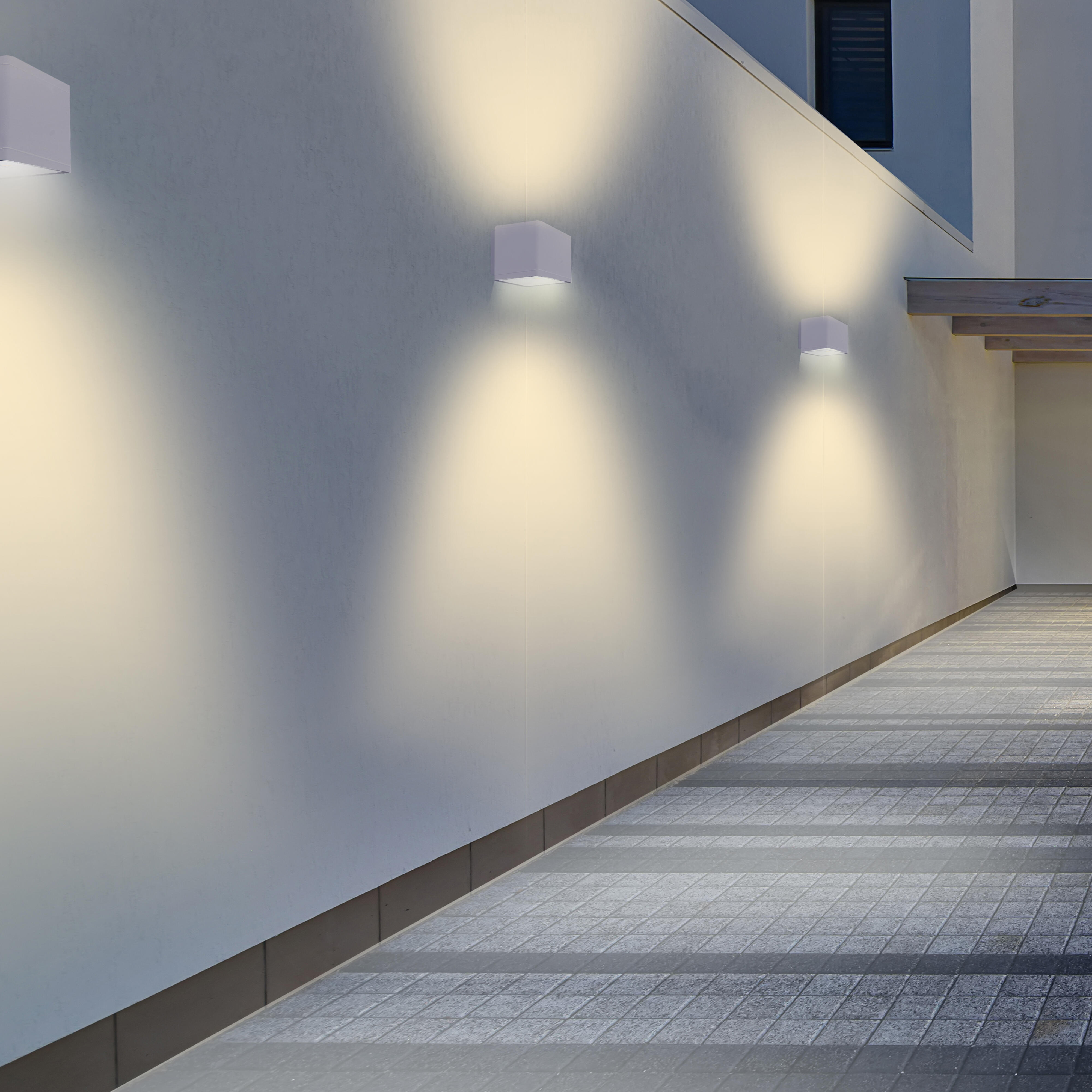 Aplique exterior led antop 12w 4000k blanco