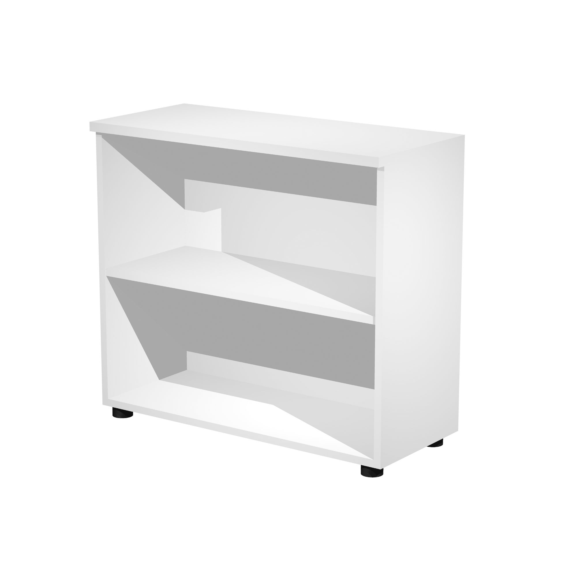 Estantería de madera presto color blanco de 72x80x35cm