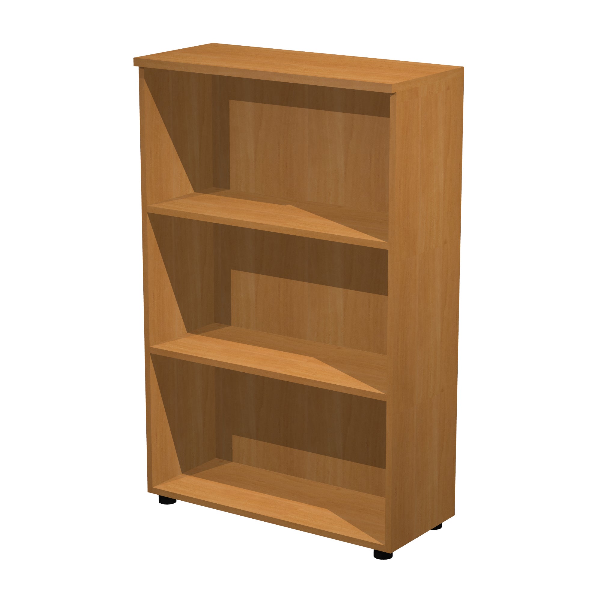 Estantería de madera presto color haya de 120x80x35cm