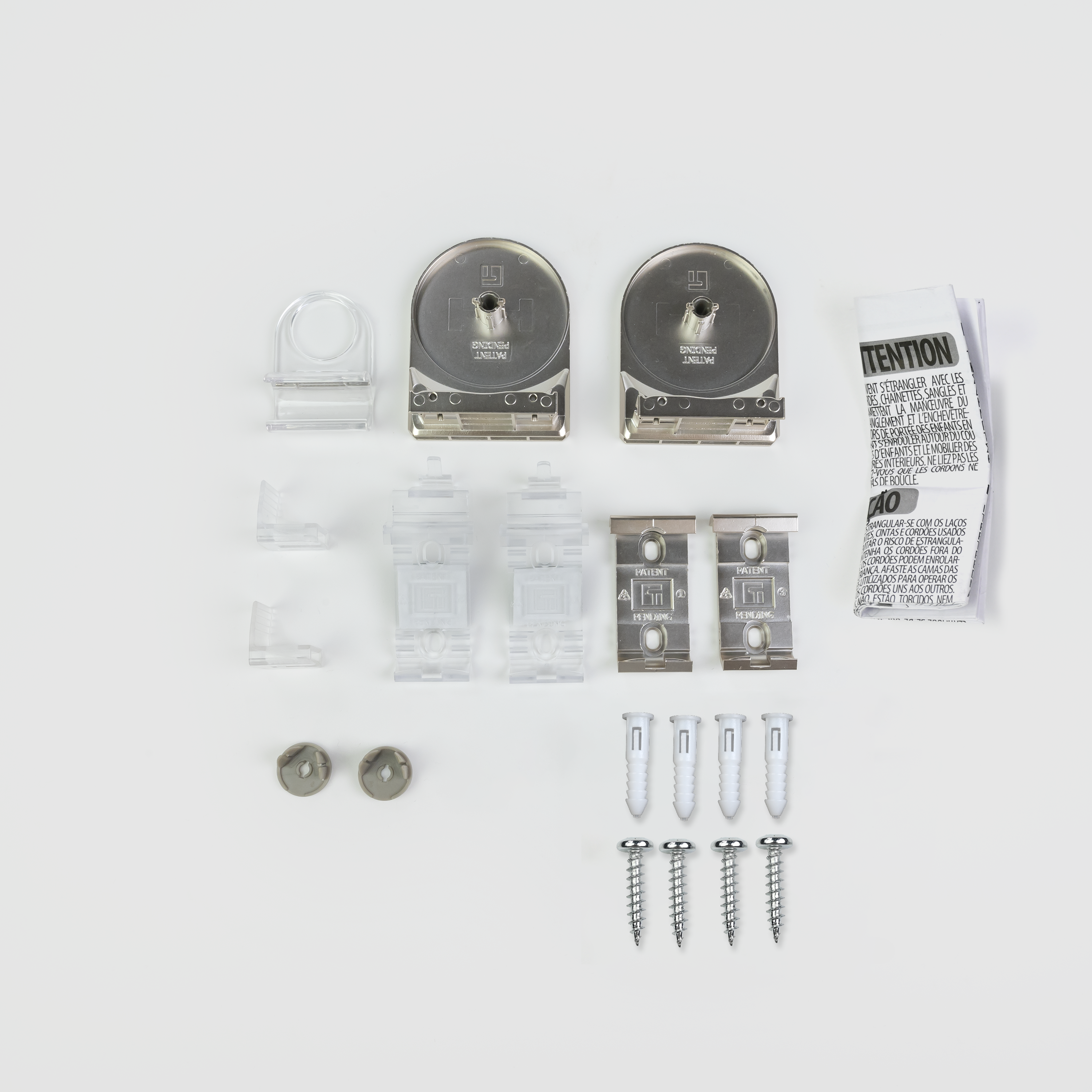 Store enrouleur occultant Bossa gris foncé, l.45xH.190cm remontée auto, INSPIRE - 9