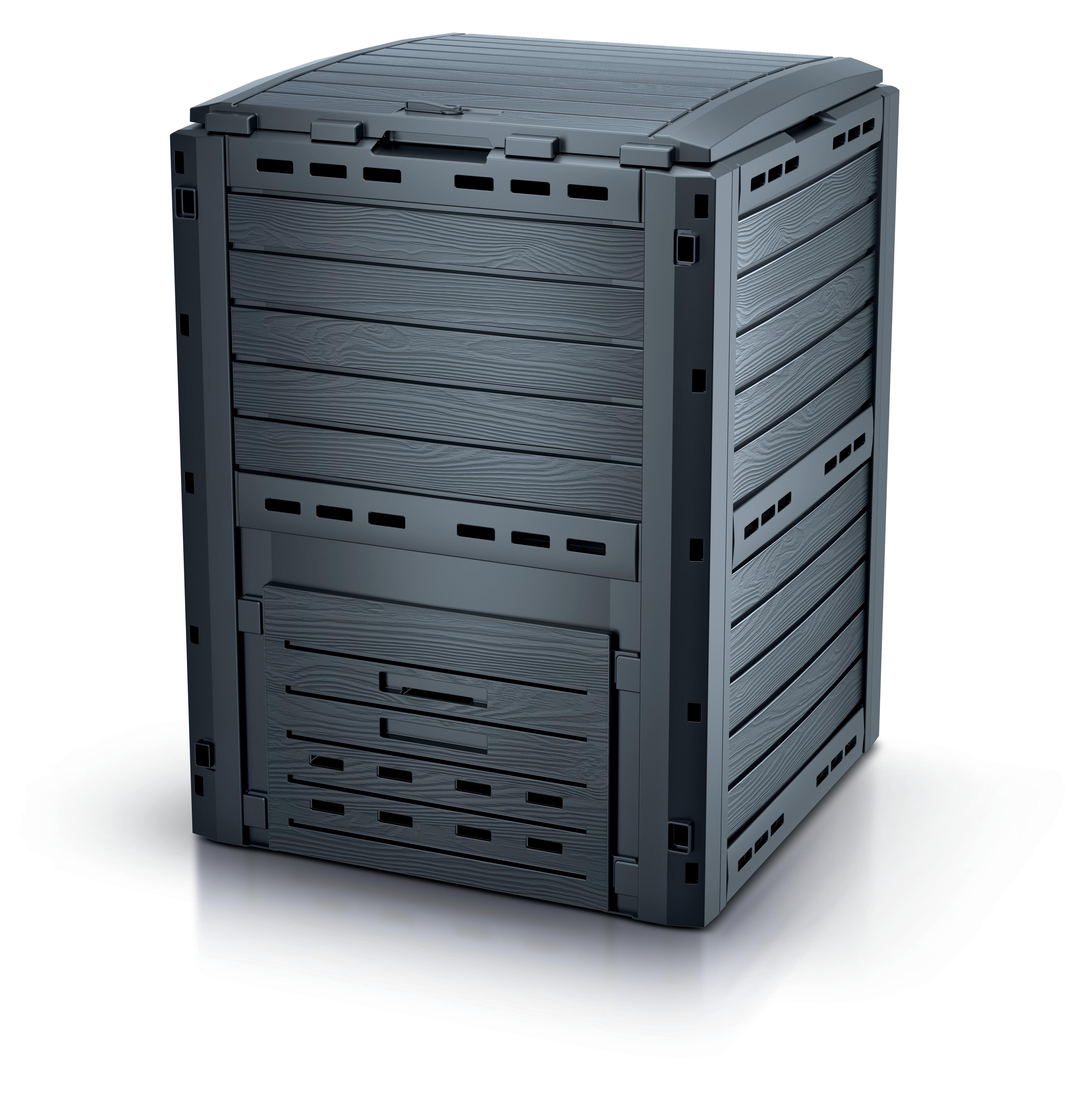 Compostador para exterior de polipropileno Woody de 280 litros - 3