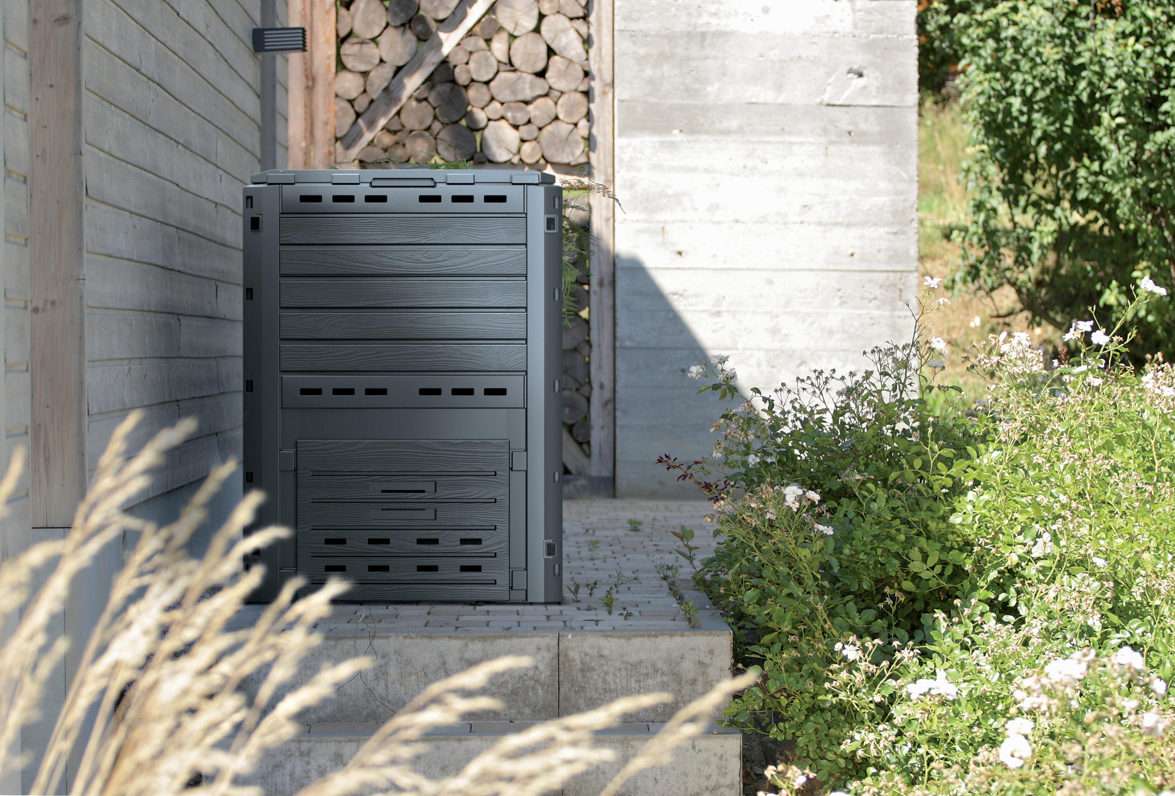 Compostador para exterior de polipropileno Woody de 280 litros - 2