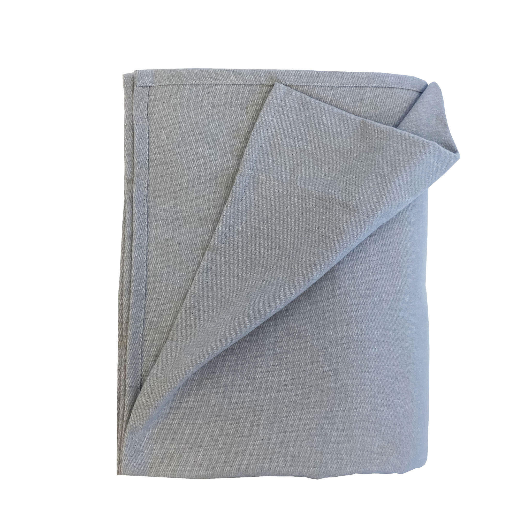 Sábana encimera Franela algodón franela 80 hilos gris 160x280 para cama de 90 cm - 2