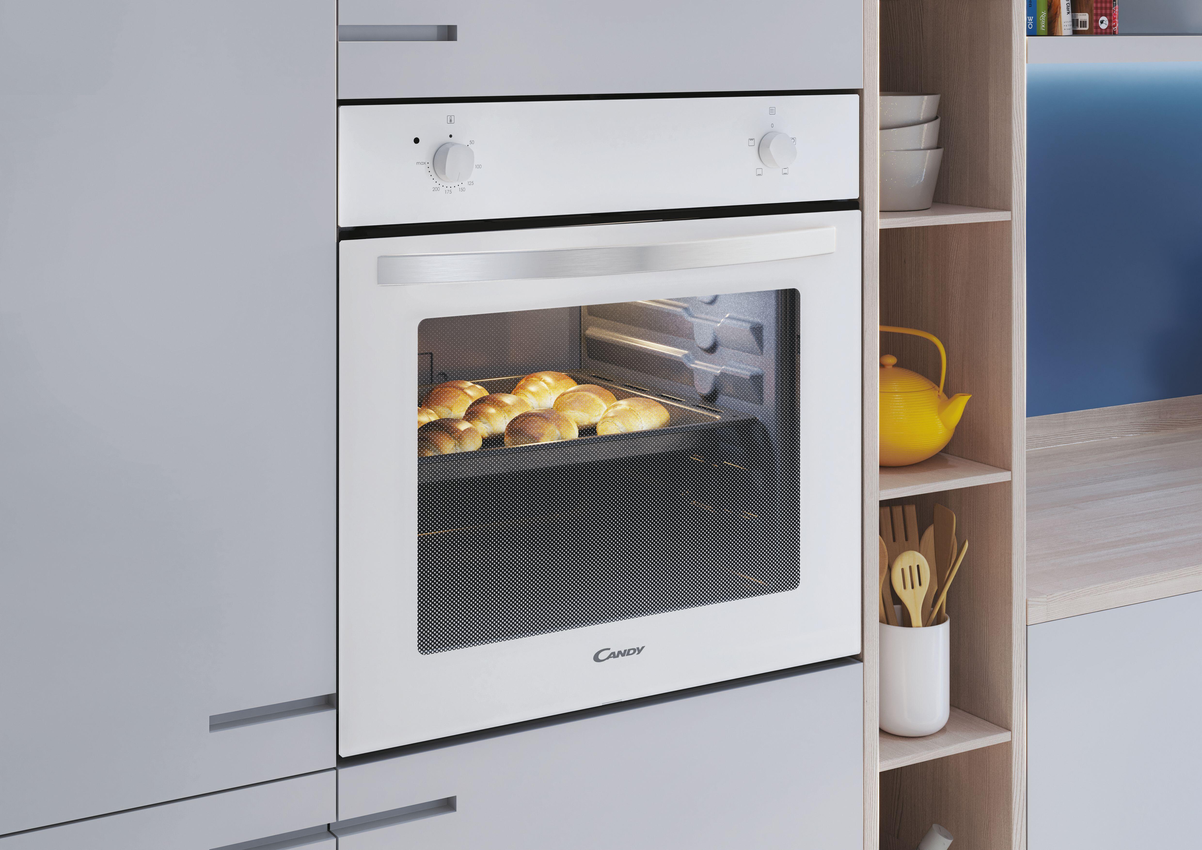 Four convection naturelle, email lisse, CANDY FIDCB100 Blanc - 3