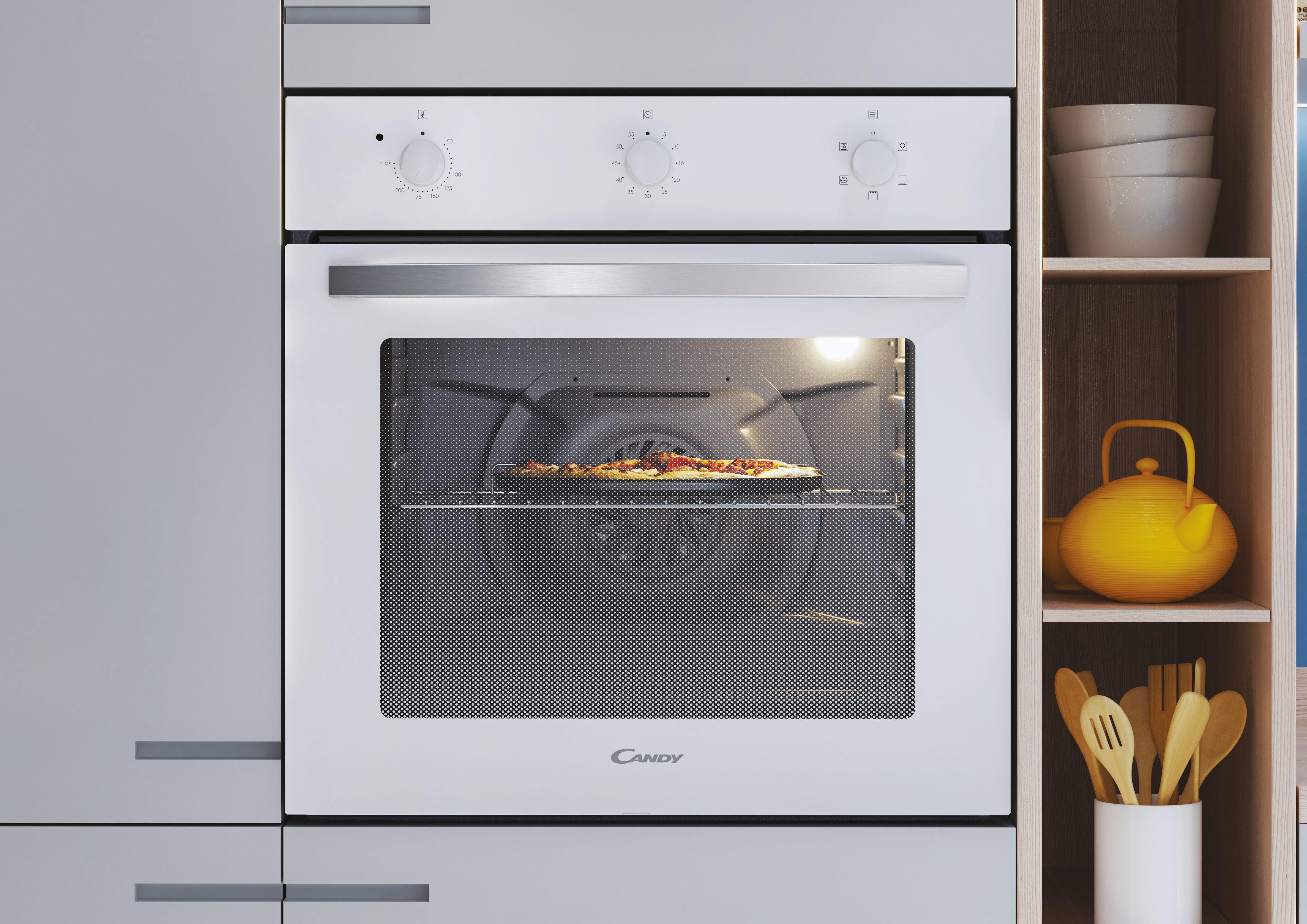 Horno CANDY Idea FIDC B502 multifunción 65 litros Manual blanco Clase A - 16