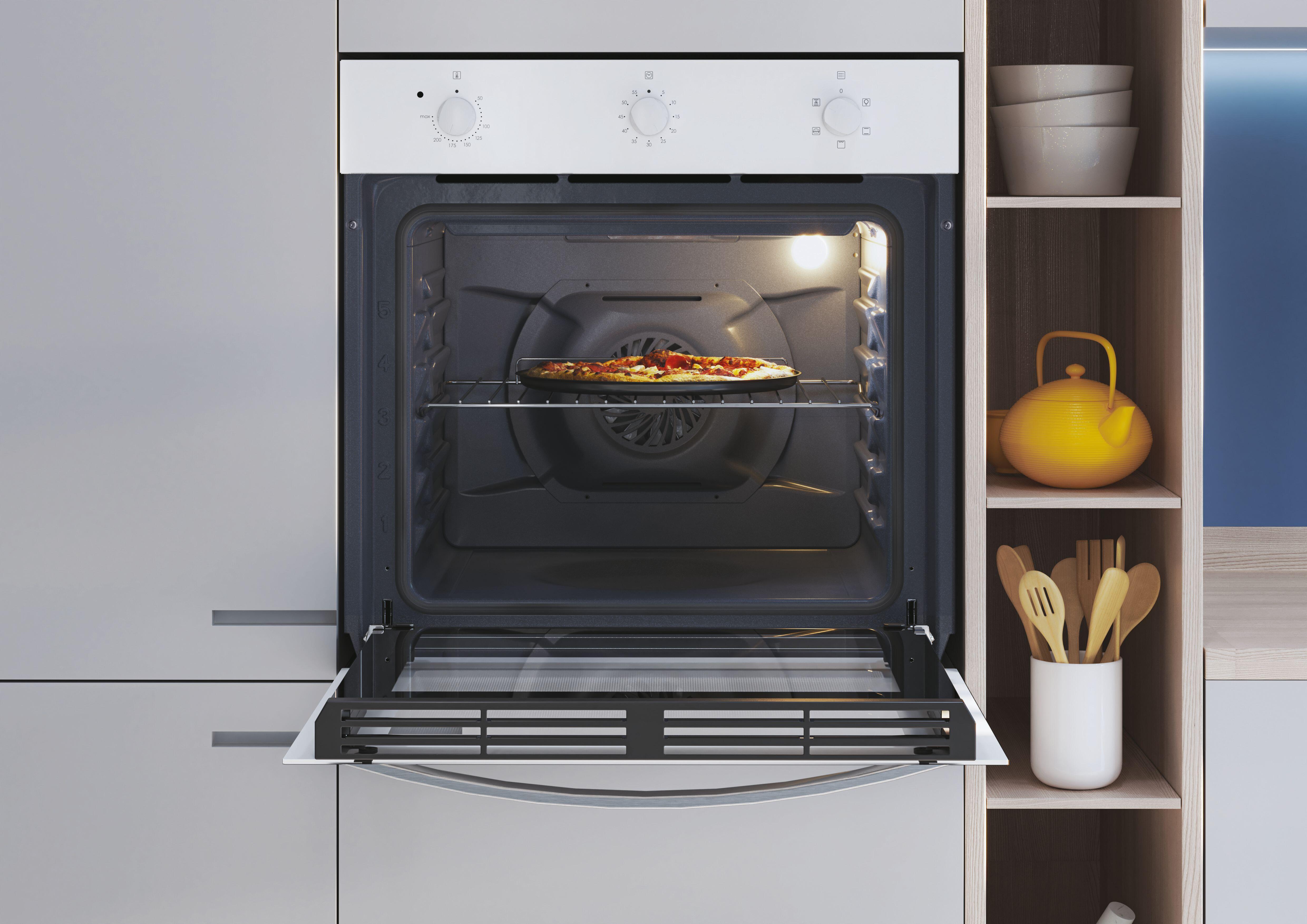 Horno CANDY Idea FIDC B502 multifunción 65 litros Manual blanco Clase A - 15