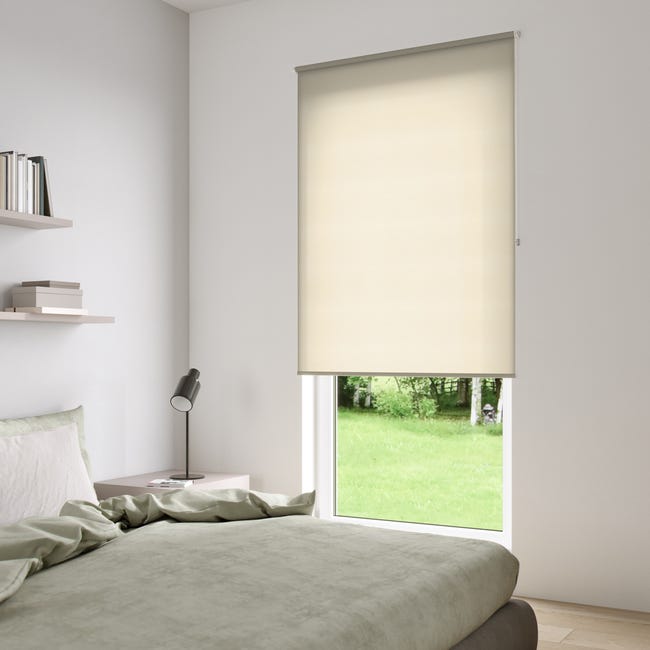 Estore de rolo 60 x 190 cm jongo creme Inspire | Leroy Merlin