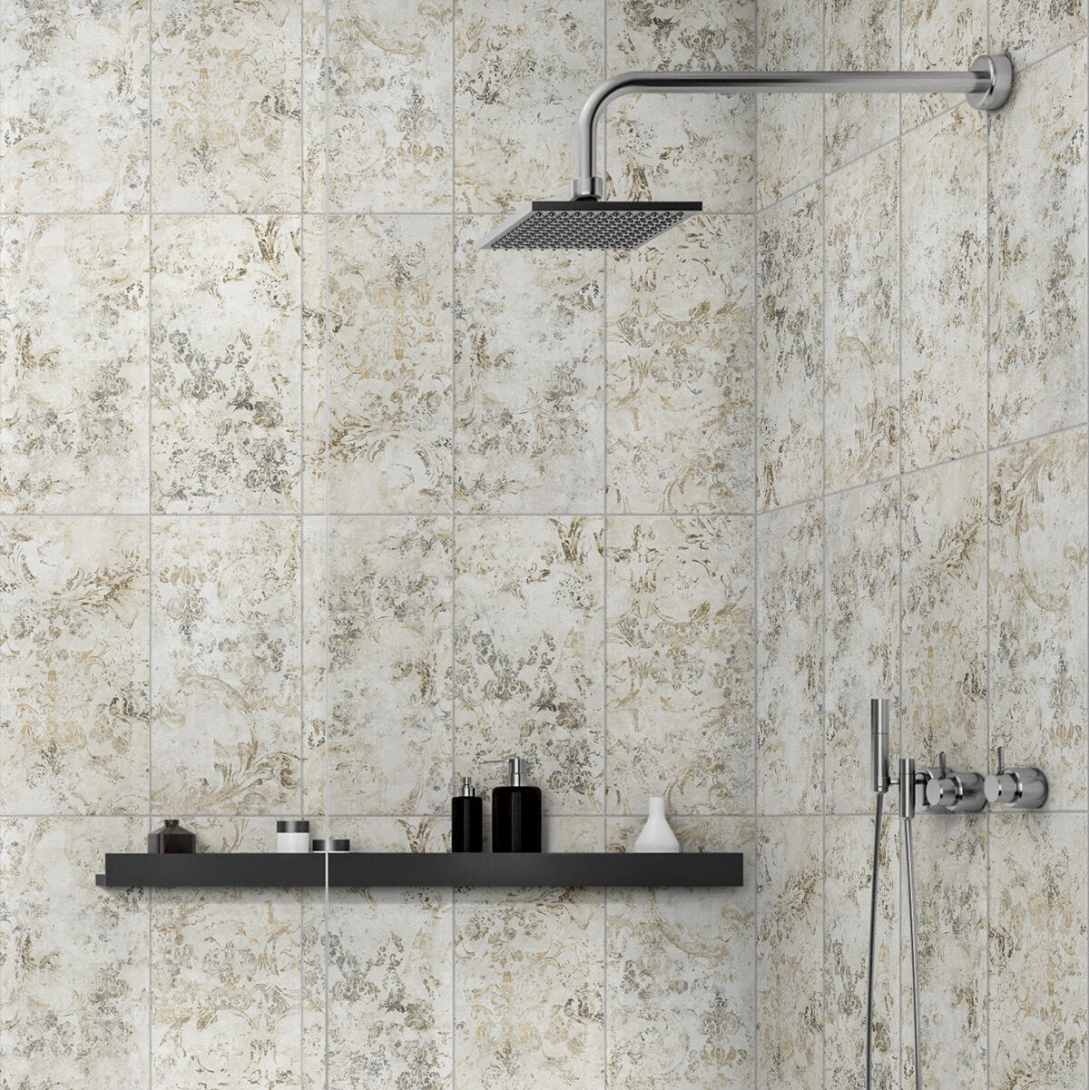 Piastrella da rivestimento interno in maiolica 26.1 x 52.2 cm smaltato multicolore opaco Emotion decoro Barocco traffico medio forte (pei 3/5) Sp. 6.4 mm 2.18 mq - 6