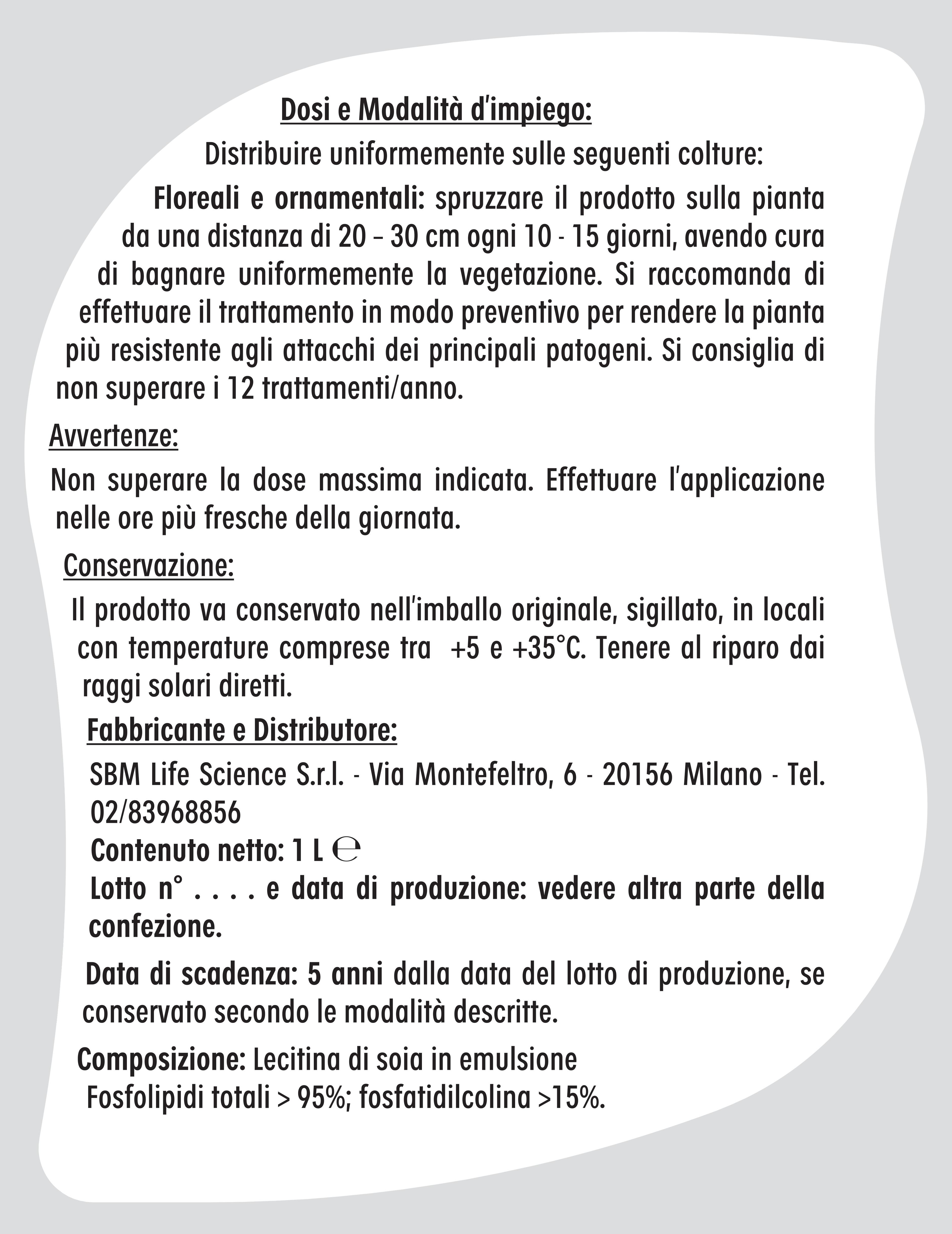 Fungicida SOLABIOL Lecitina di Soia Pronto Uso - 3