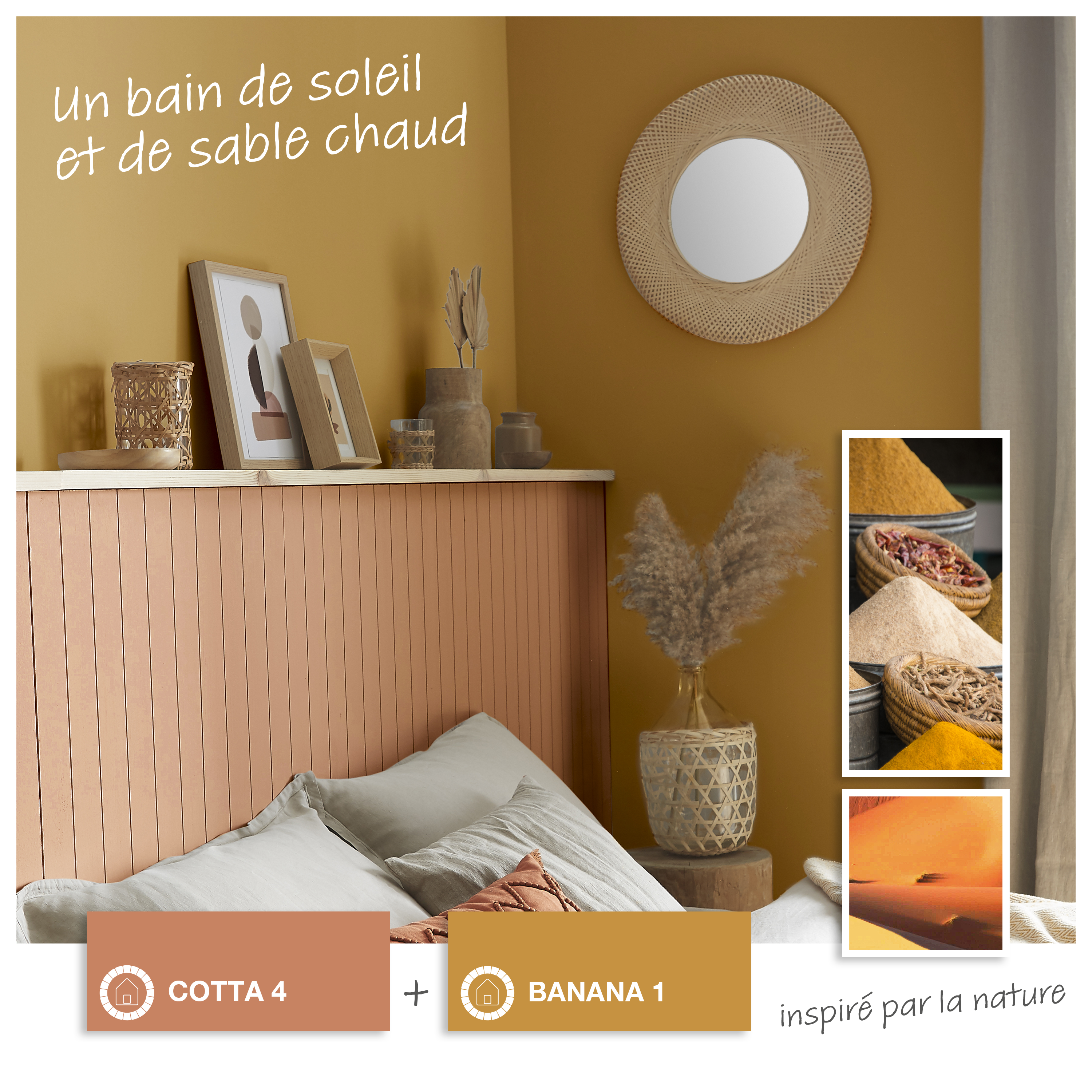 Peinture mur, boiserie cotta 4 mat LUXENS Biosourcée 0.5L - 5