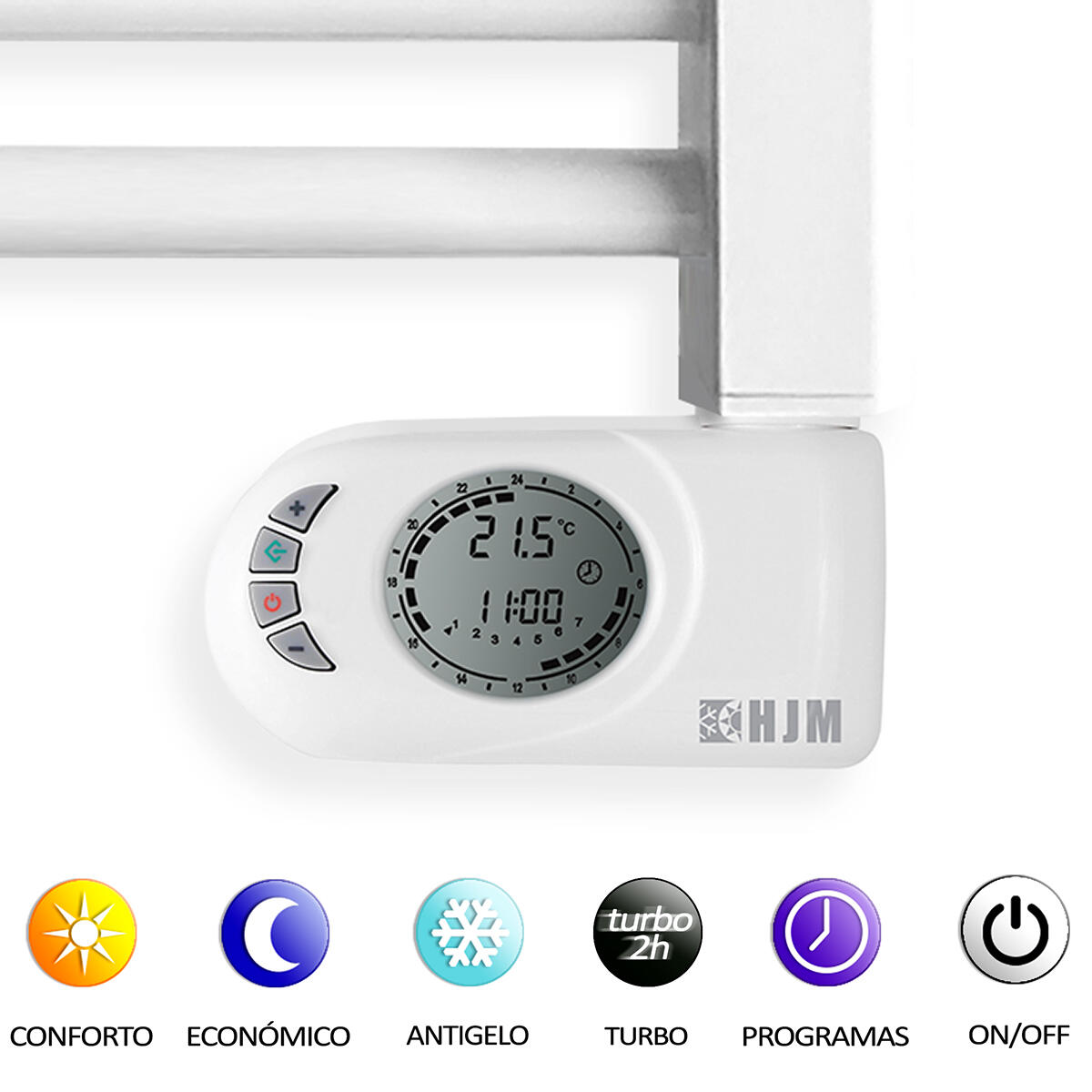 Toalheiro elétrico HJM NOOR750 BRANCO 750W - 7