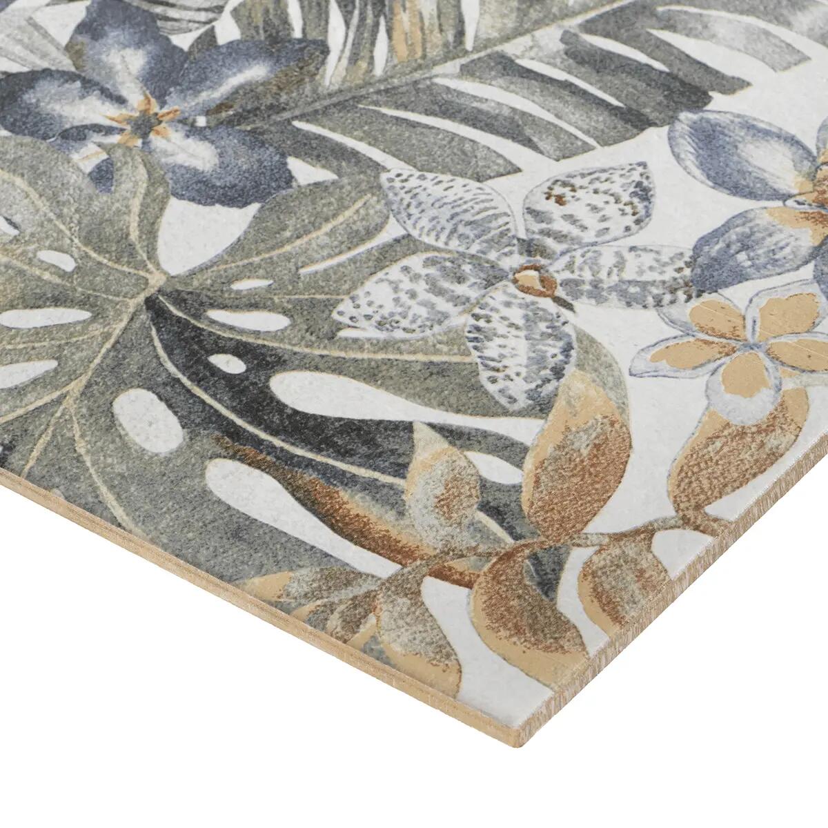 Piastrella da rivestimento interno in maiolica 26.1 x 52.2 cm smaltato multicolore opaco Emotion decoro Tropical traffico medio forte (pei 3/5) Sp. 6.4 mm 2.18 mq - 12
